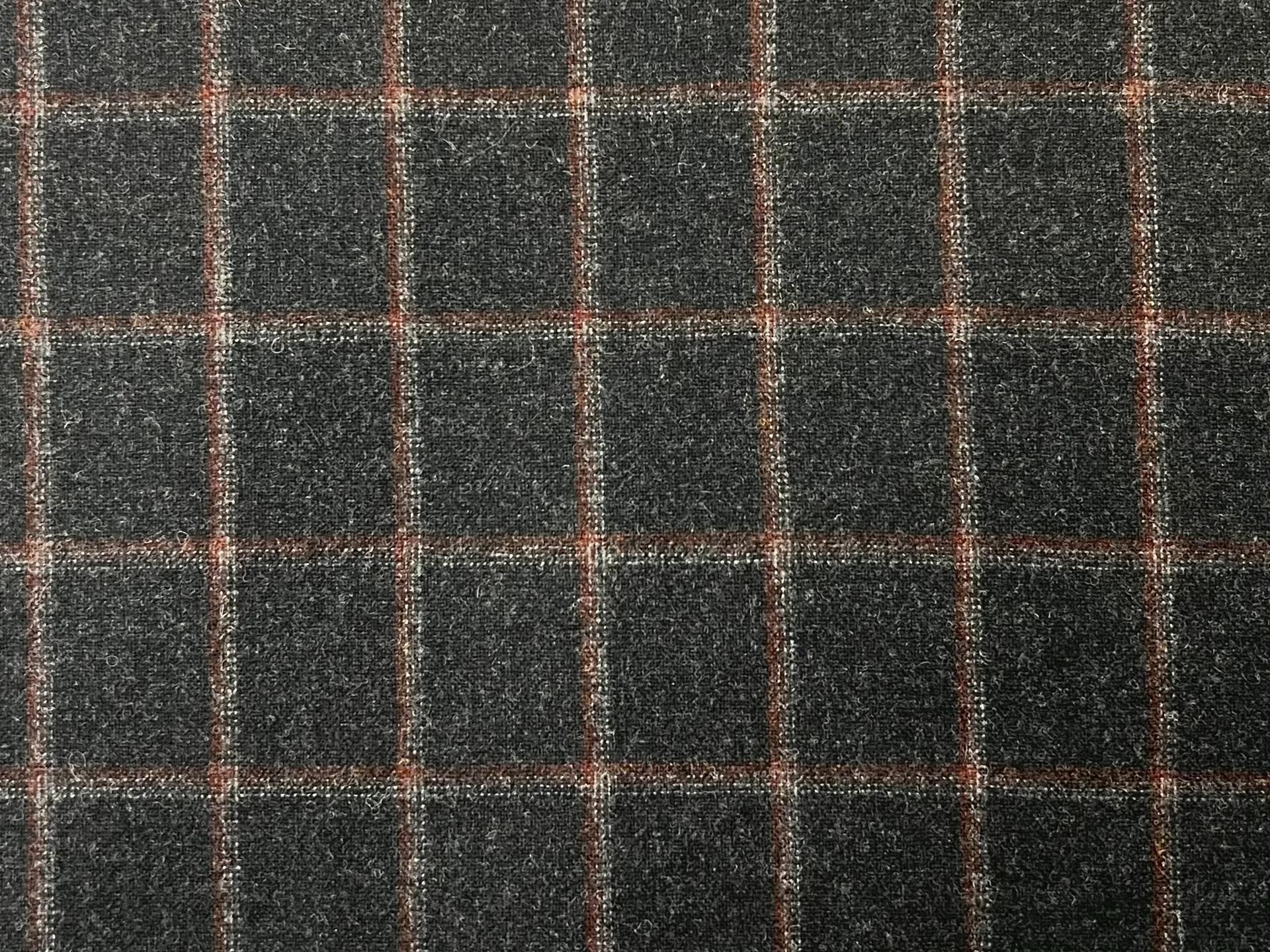 Made in Italy Wool Super 120's/Cashmere Windowpane