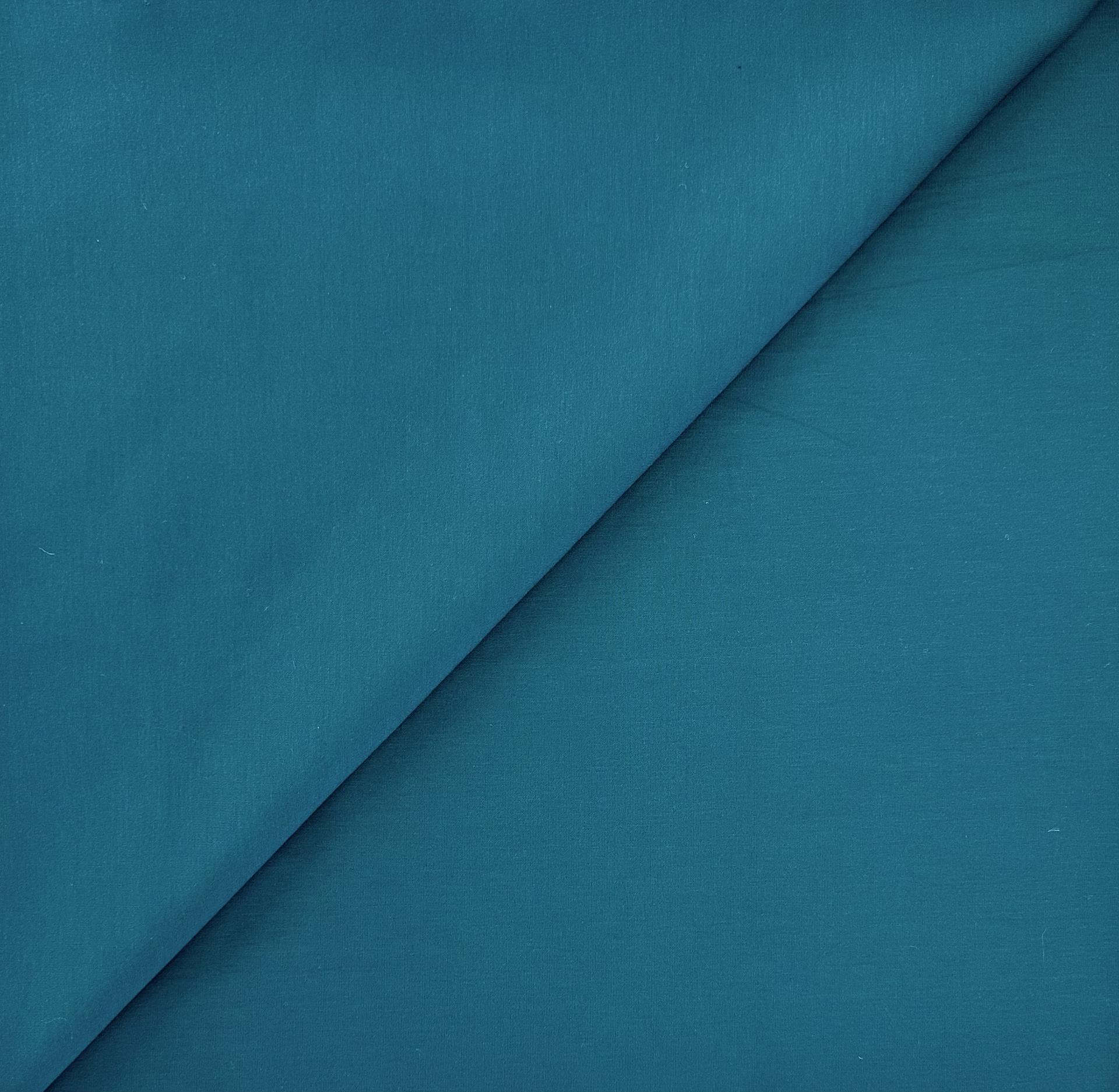 Lightweight Rayon Blend Ponte Knit in Teal