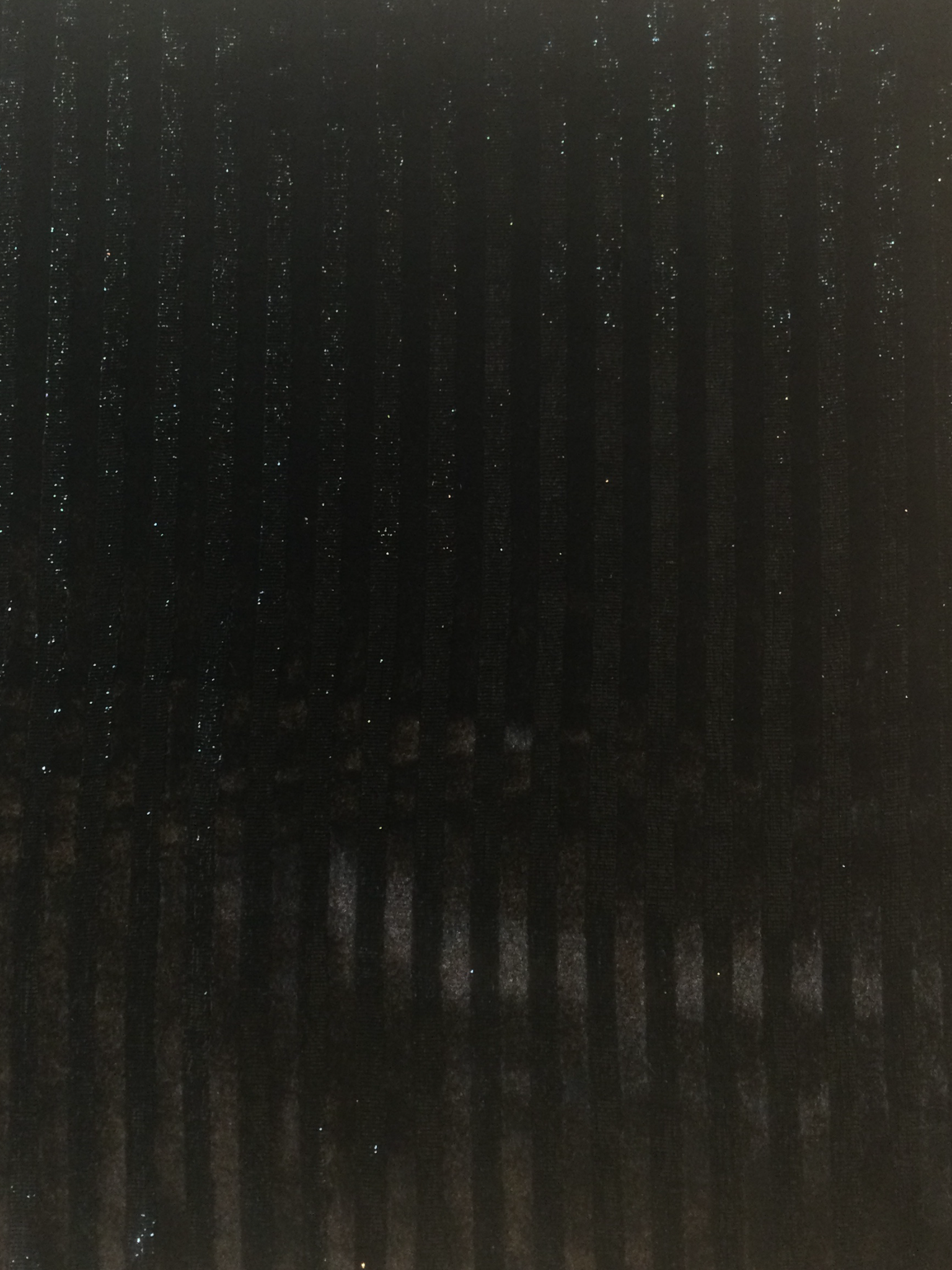 Silk/Rayon/Lurex Shadow Stripe Panne' Velvet in Black