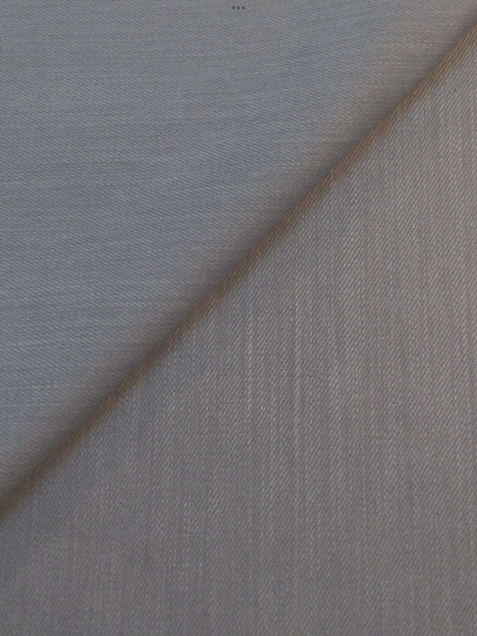 Cotton Denim in Light Gray