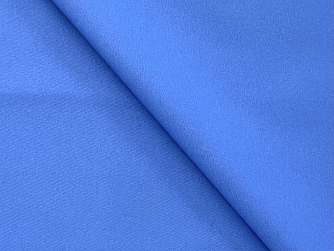 Made in Switzerland Cotton Lycra Bi-Stretch in Electric Blue