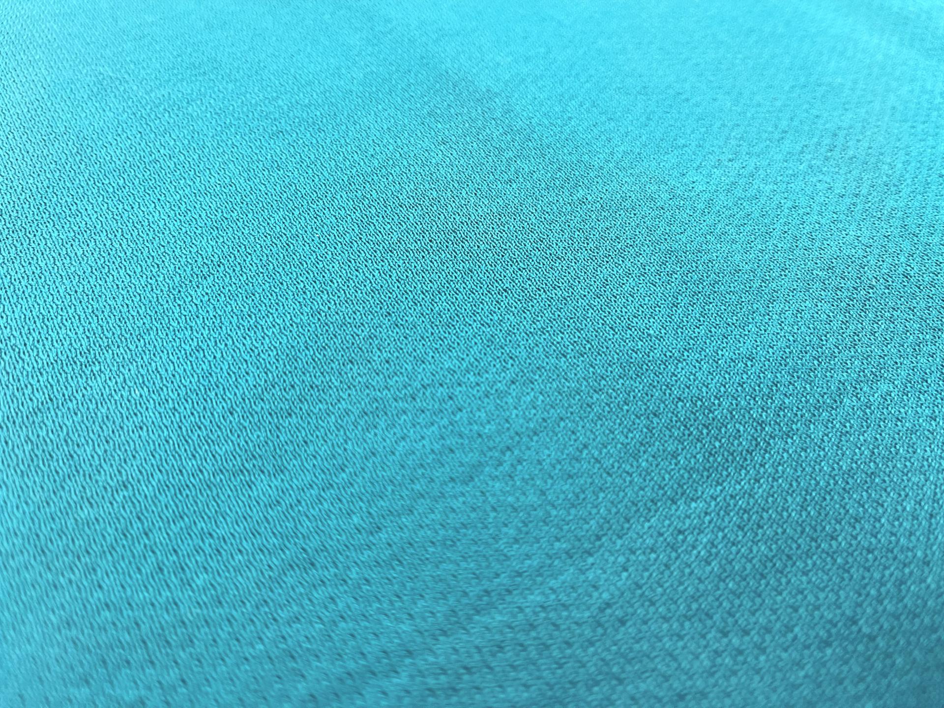 Cotton Pique Knit in Turqouise Fabric in Warehouse