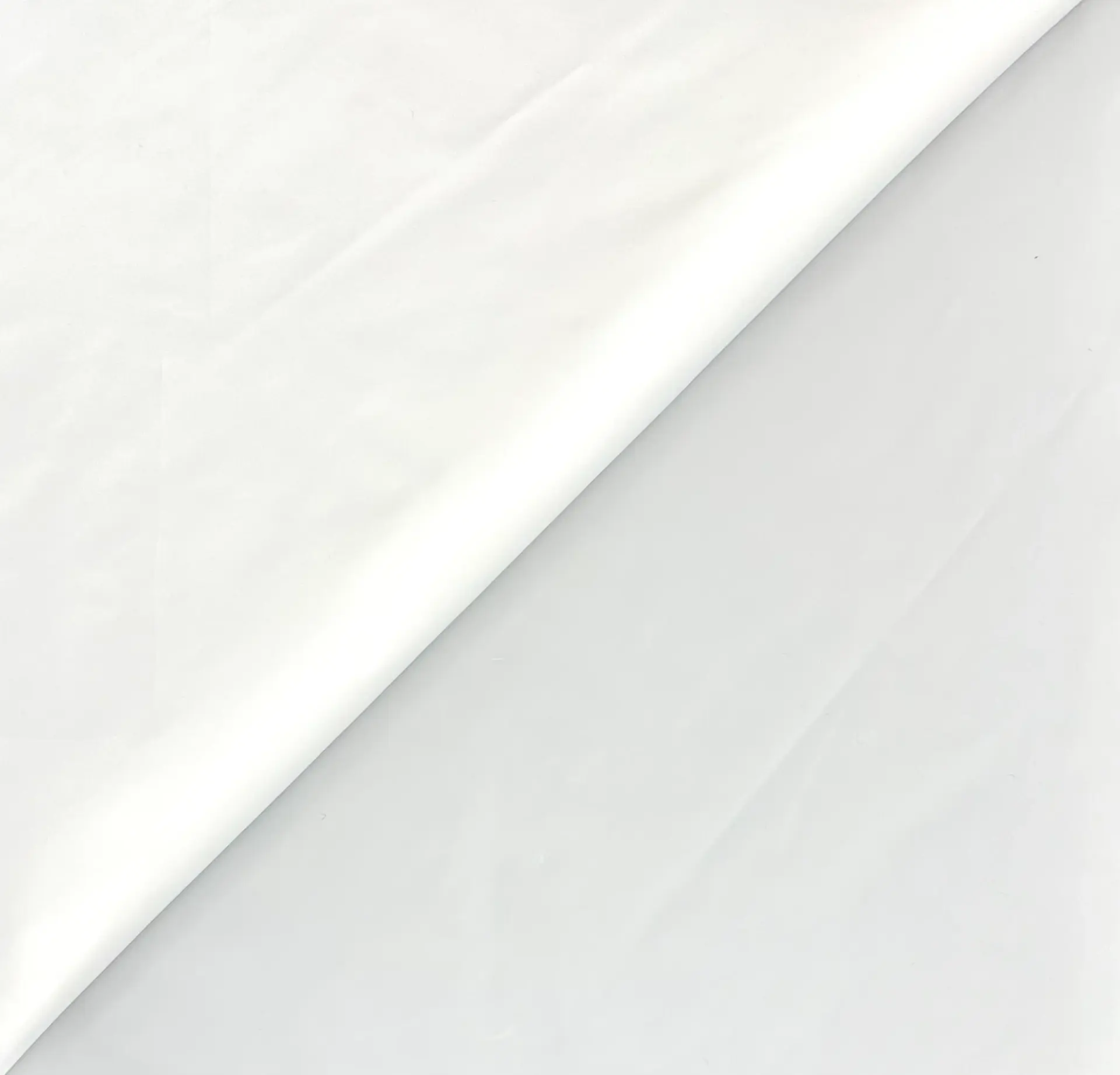 Polyester Ciré in White