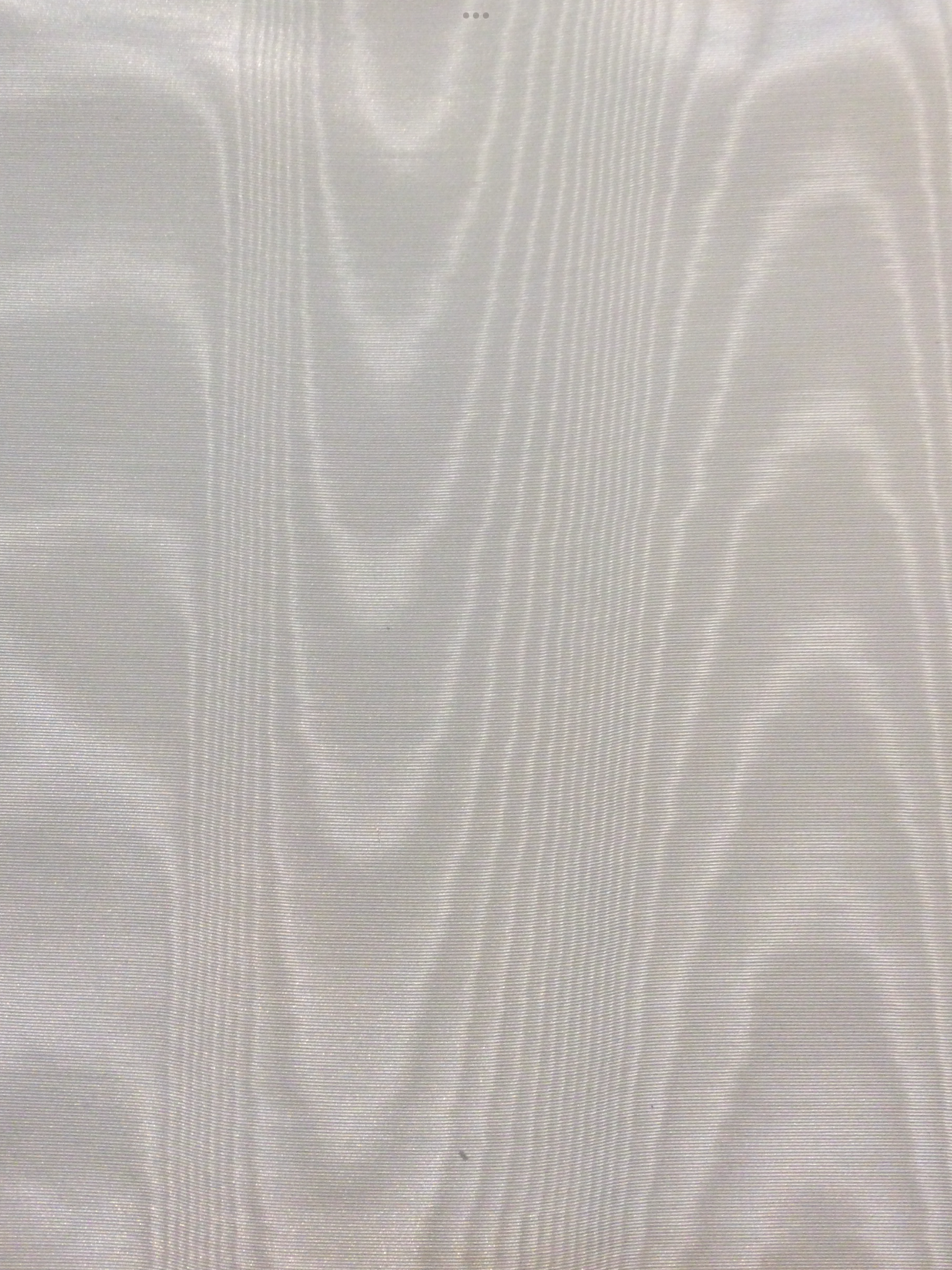 Polyester Moire' Faille in Ivory