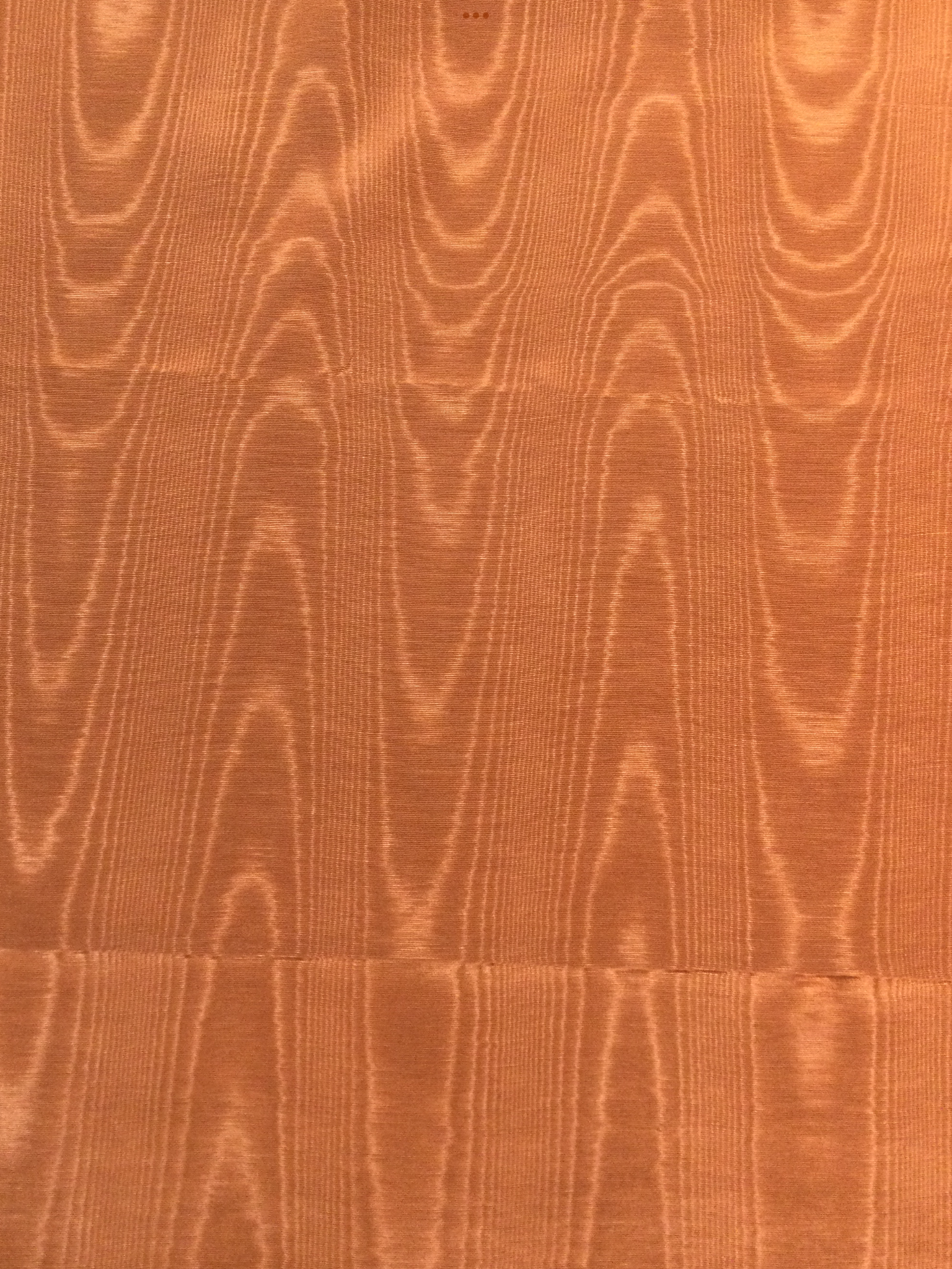 Cotton Blend Moiré in Spiced Cider