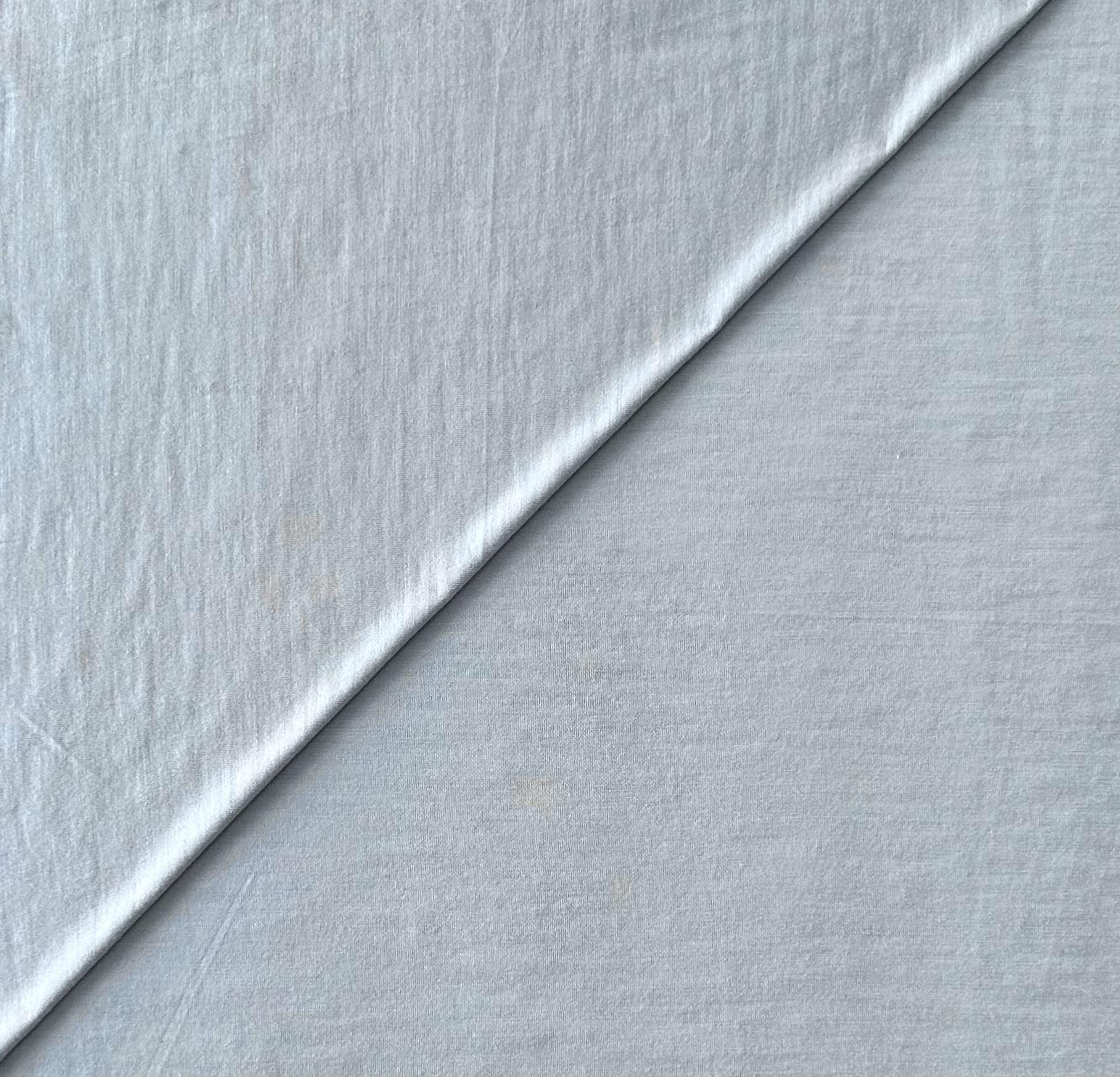 Super Fine Merino Wool Jersey in Ice Grey