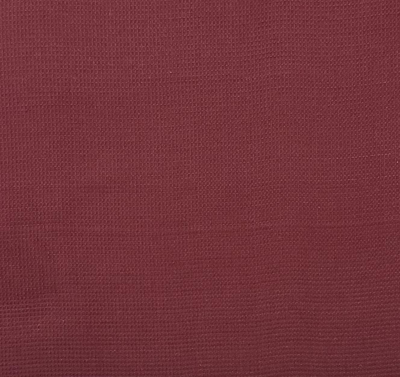 Italian Vintage Silk Pique Weave in Wine