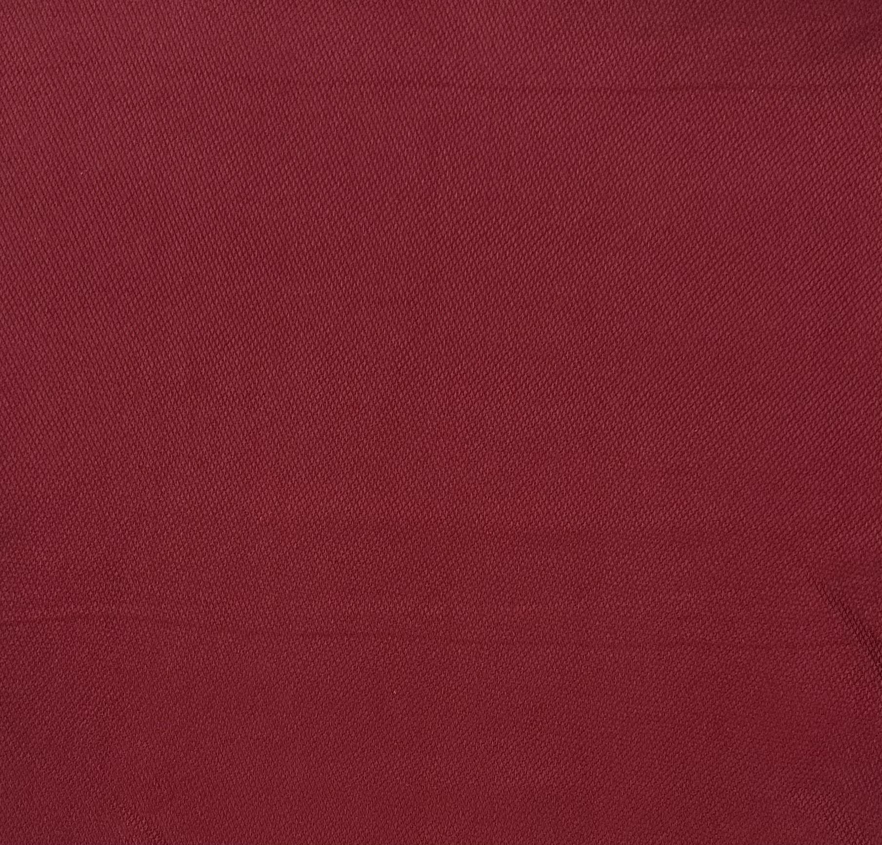 Italian Vintage Silk Oxford Pique in Garnet