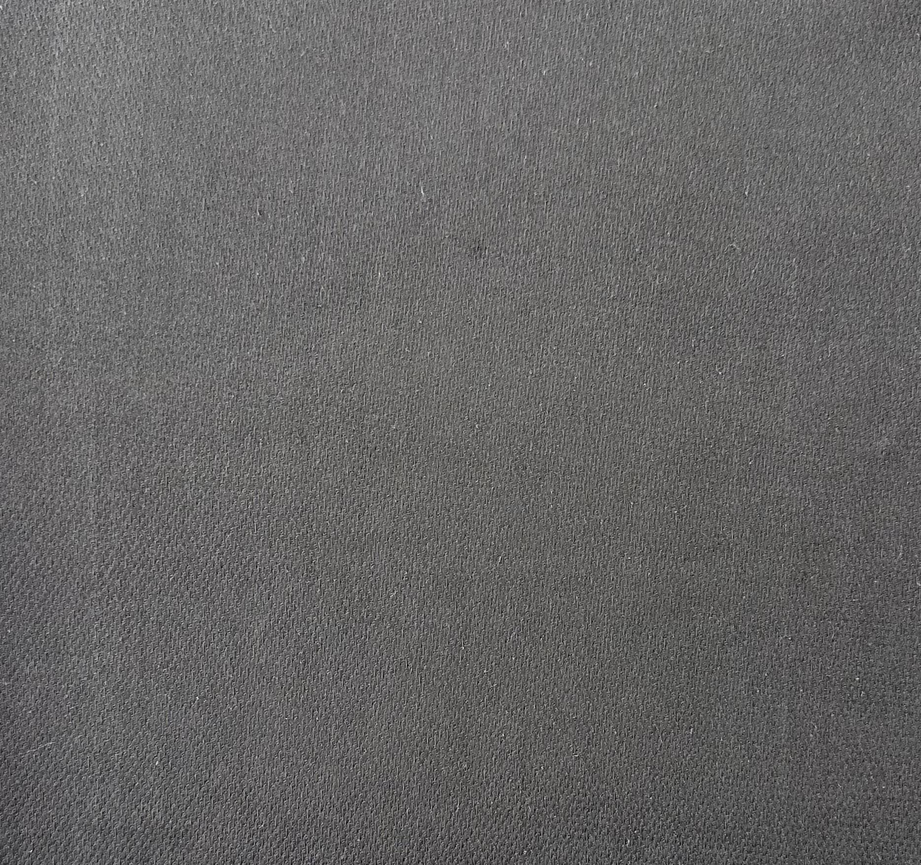 Italian Vintage Silk Oxford Pique in Charcoal