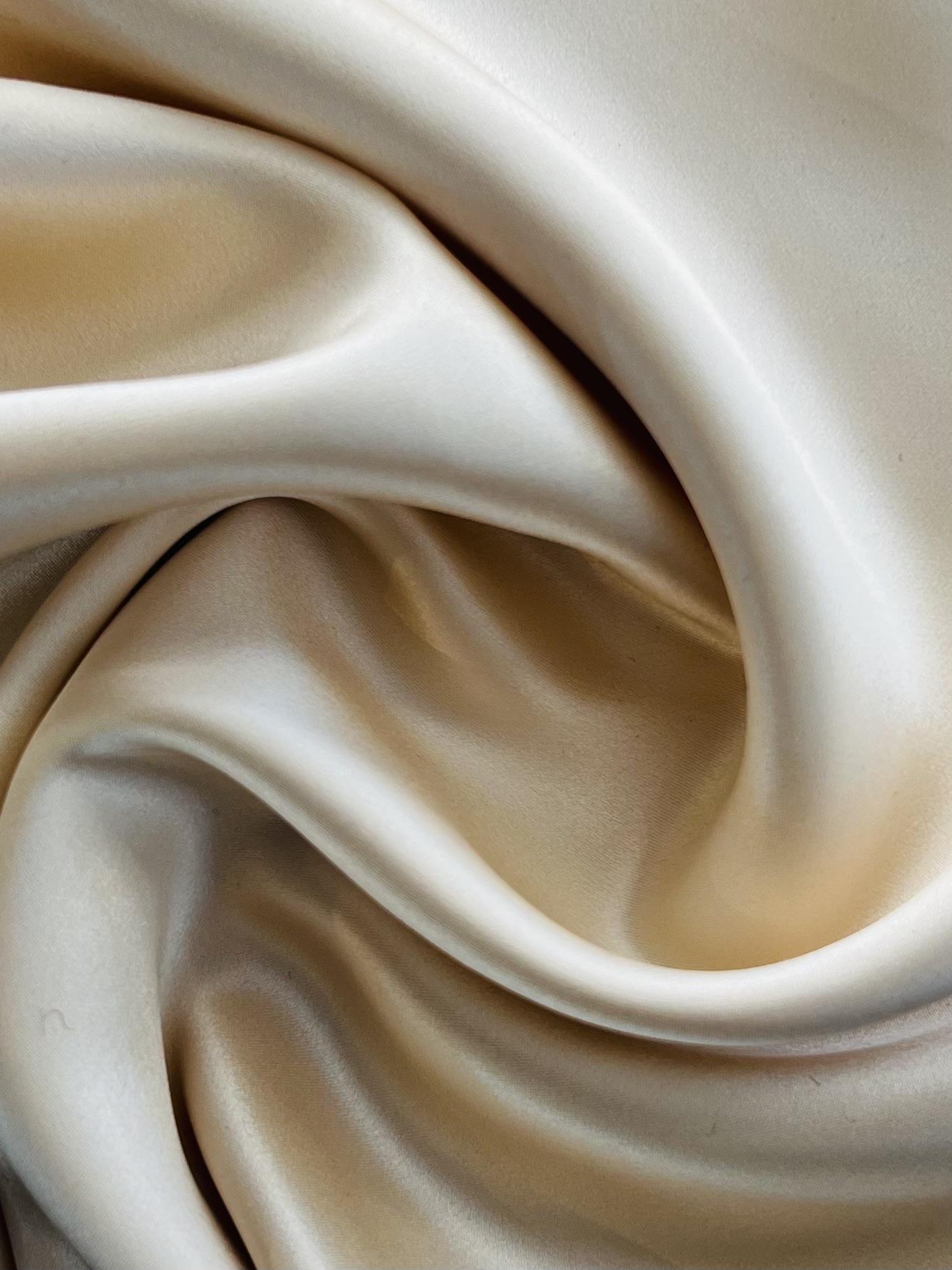 Silk Charmeuse in Peach Archer