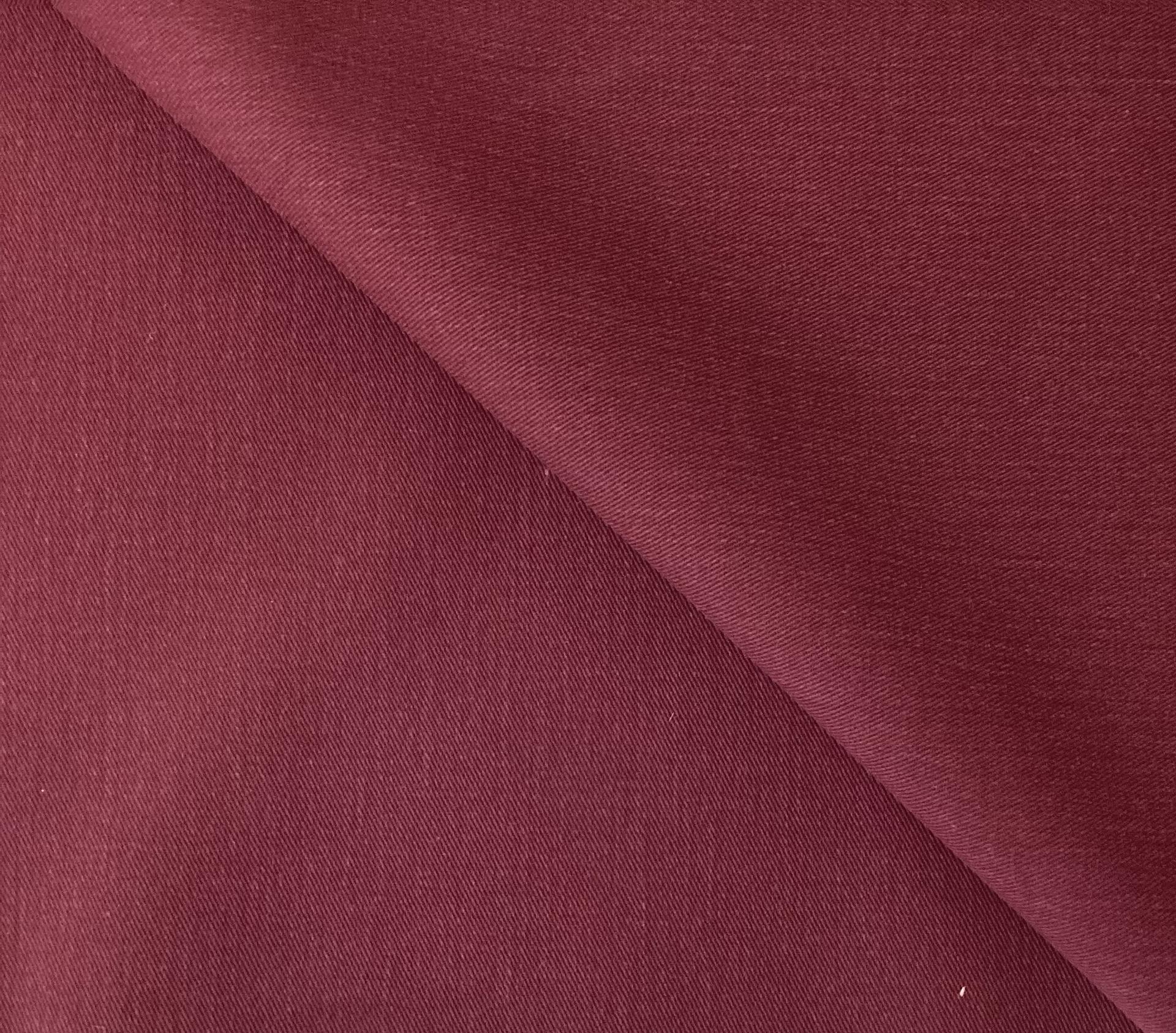 Cotton Pre Shrunk Sanded Twill in Burgundy
