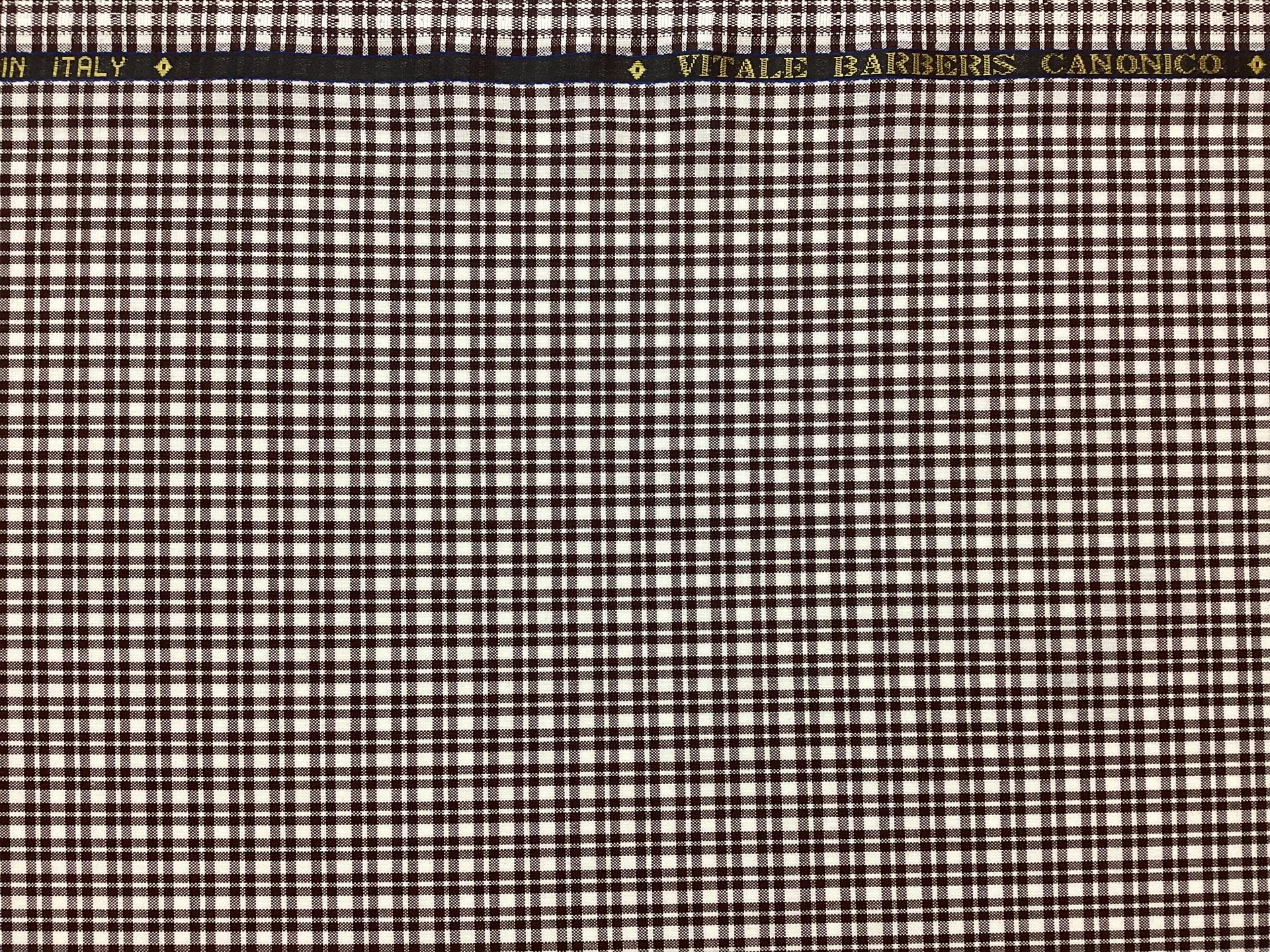 Italian Loro Piana Wool Super 150's in Brown White