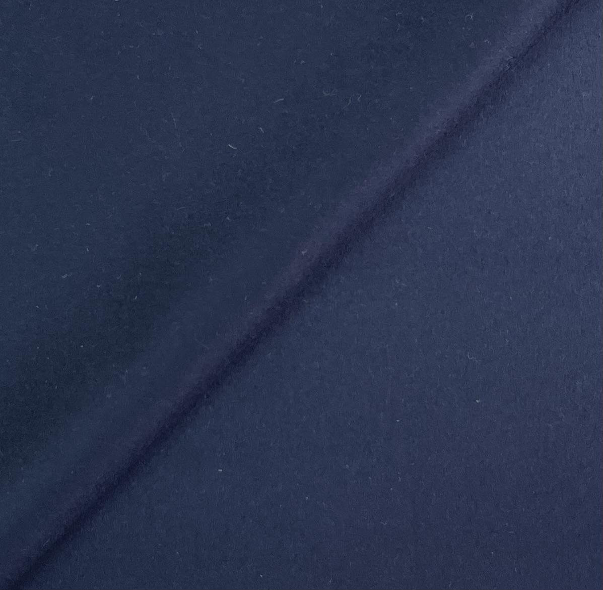 Made in Italy Wool/Cashmere Coating in Navy