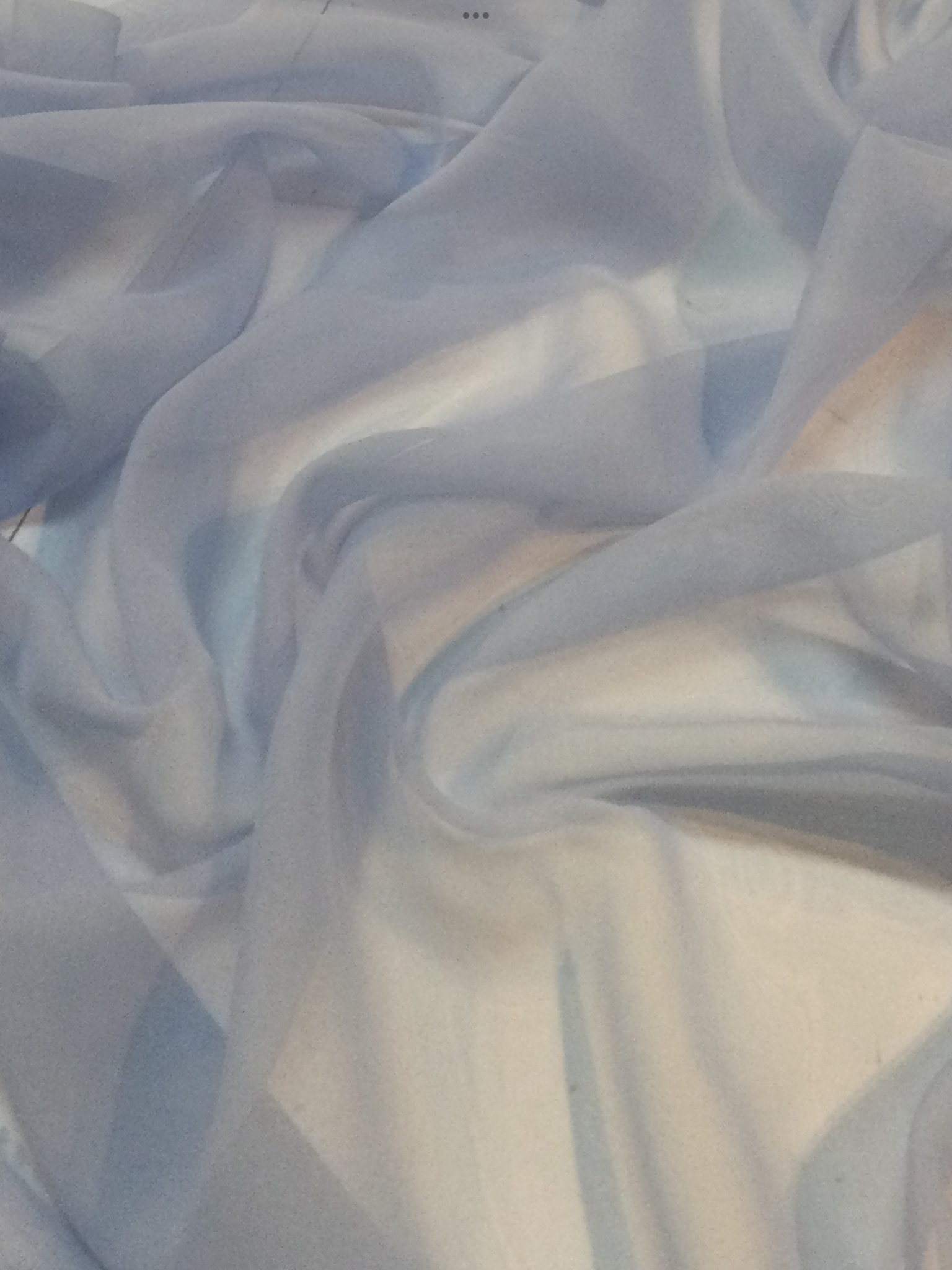 Polyester Chiffon in Steel Blue