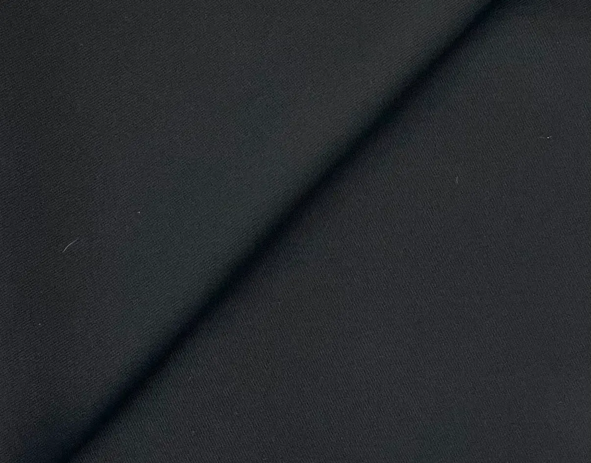 100% Wool Canvas in Black 