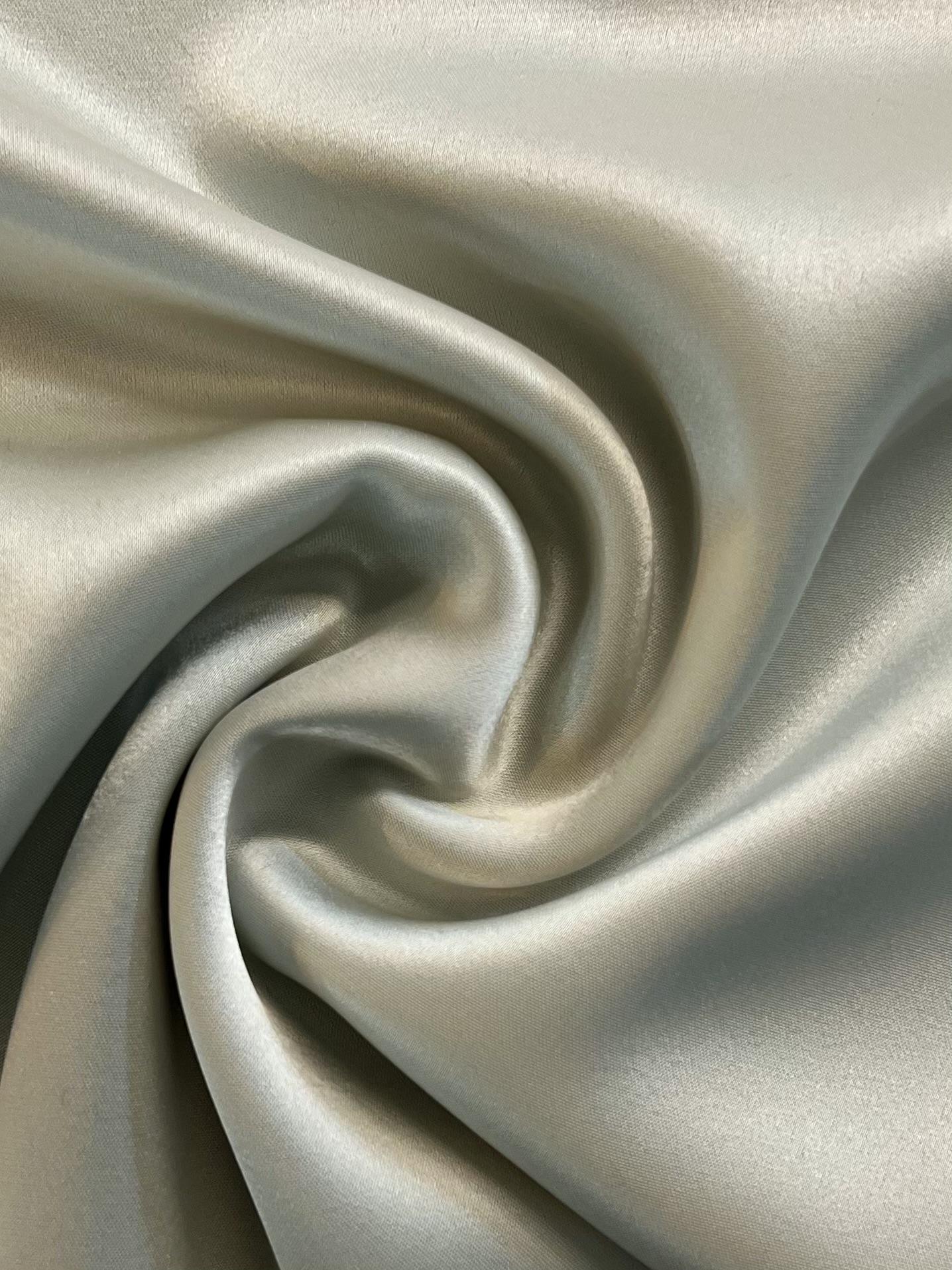 Spanish Triacetate Blend Charmeuse in Pistachio