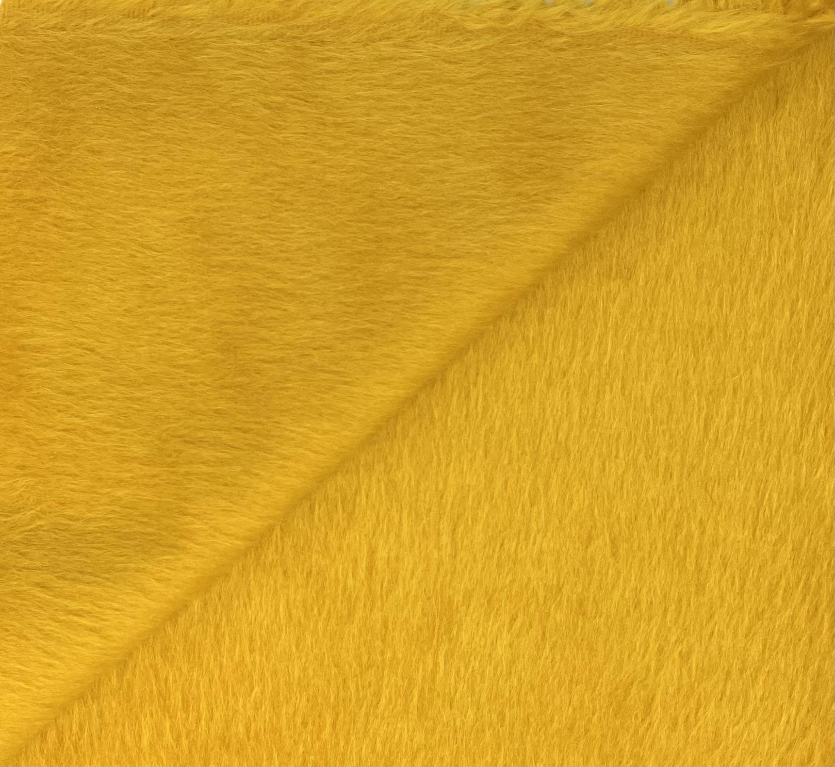 Made in Italy Wool and Mohair Coating in Marigold