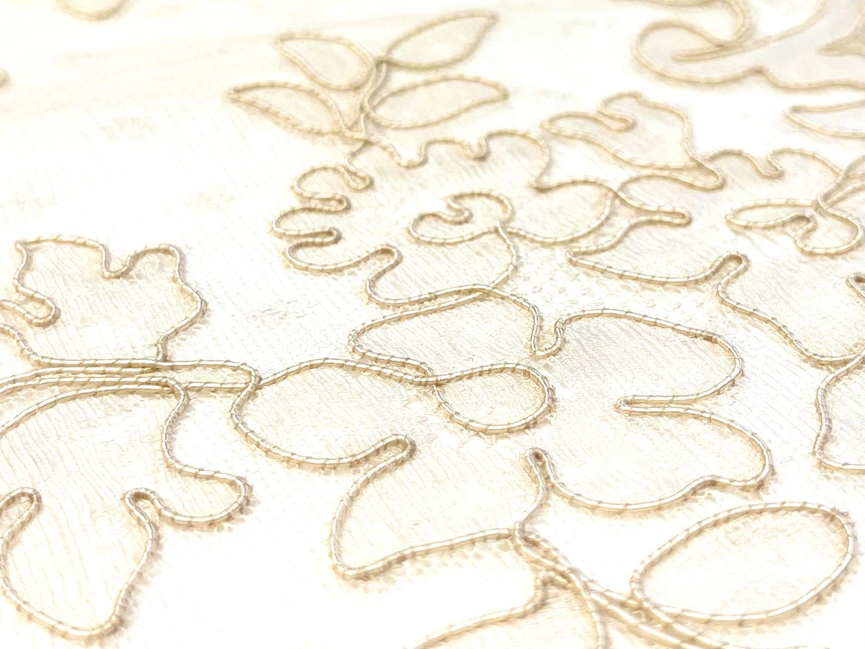 Made in France Double Scalloped Lyon Lace in Natural