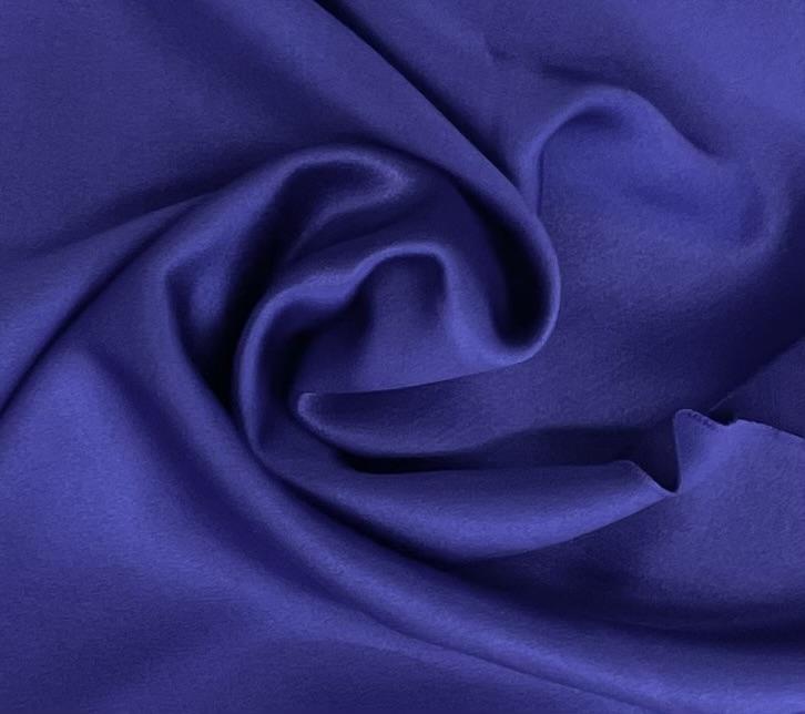 100% Silk Crepe Back Satin in Purple Fabric in Warehouse