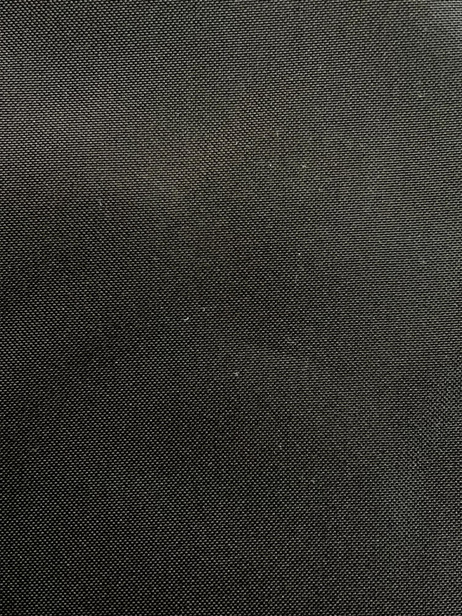Made in Italy Pure Silk Canvas Weave Gazar in Black