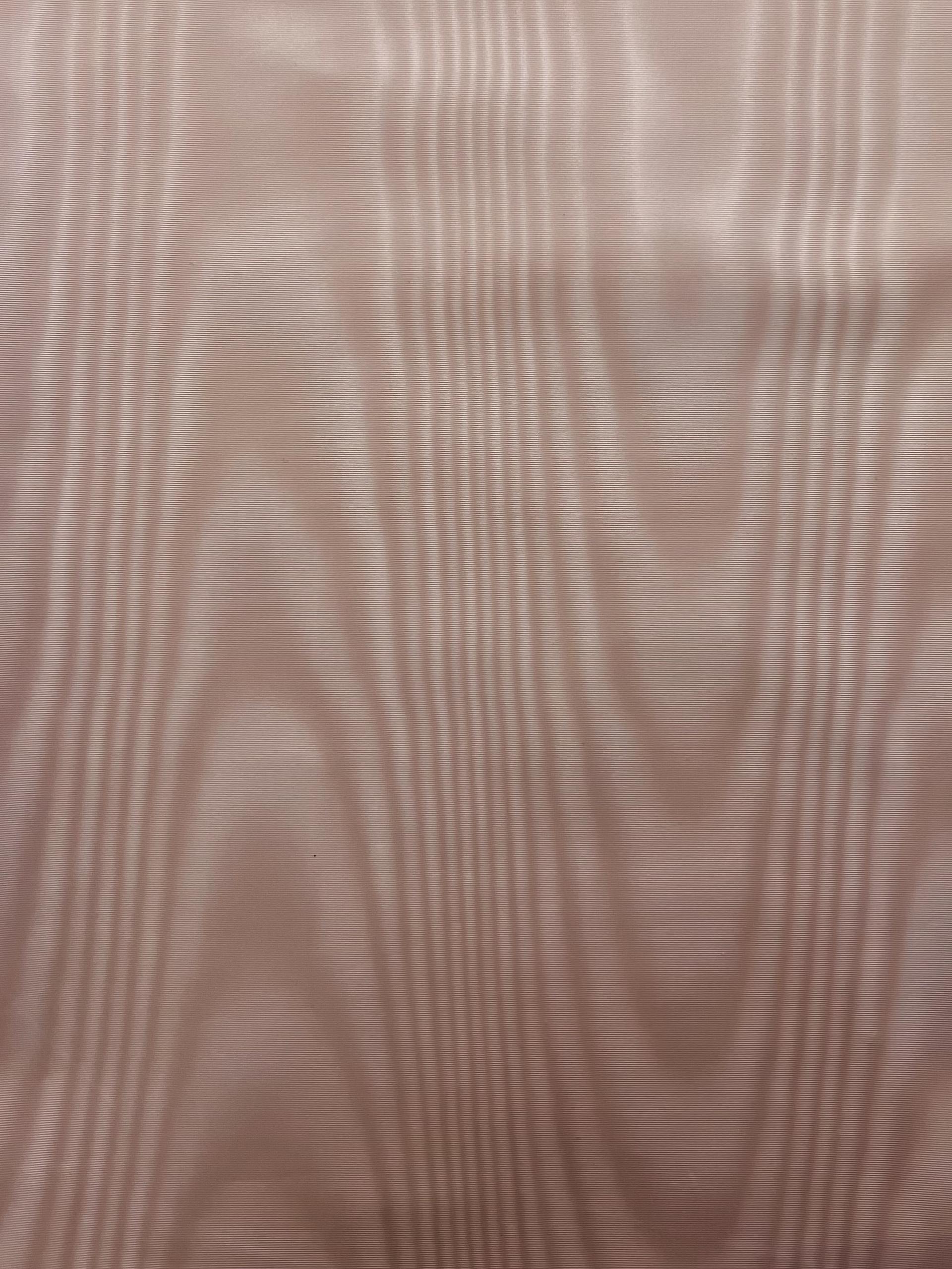 Made in Italy Moire Faille Polyester in Soft Pink