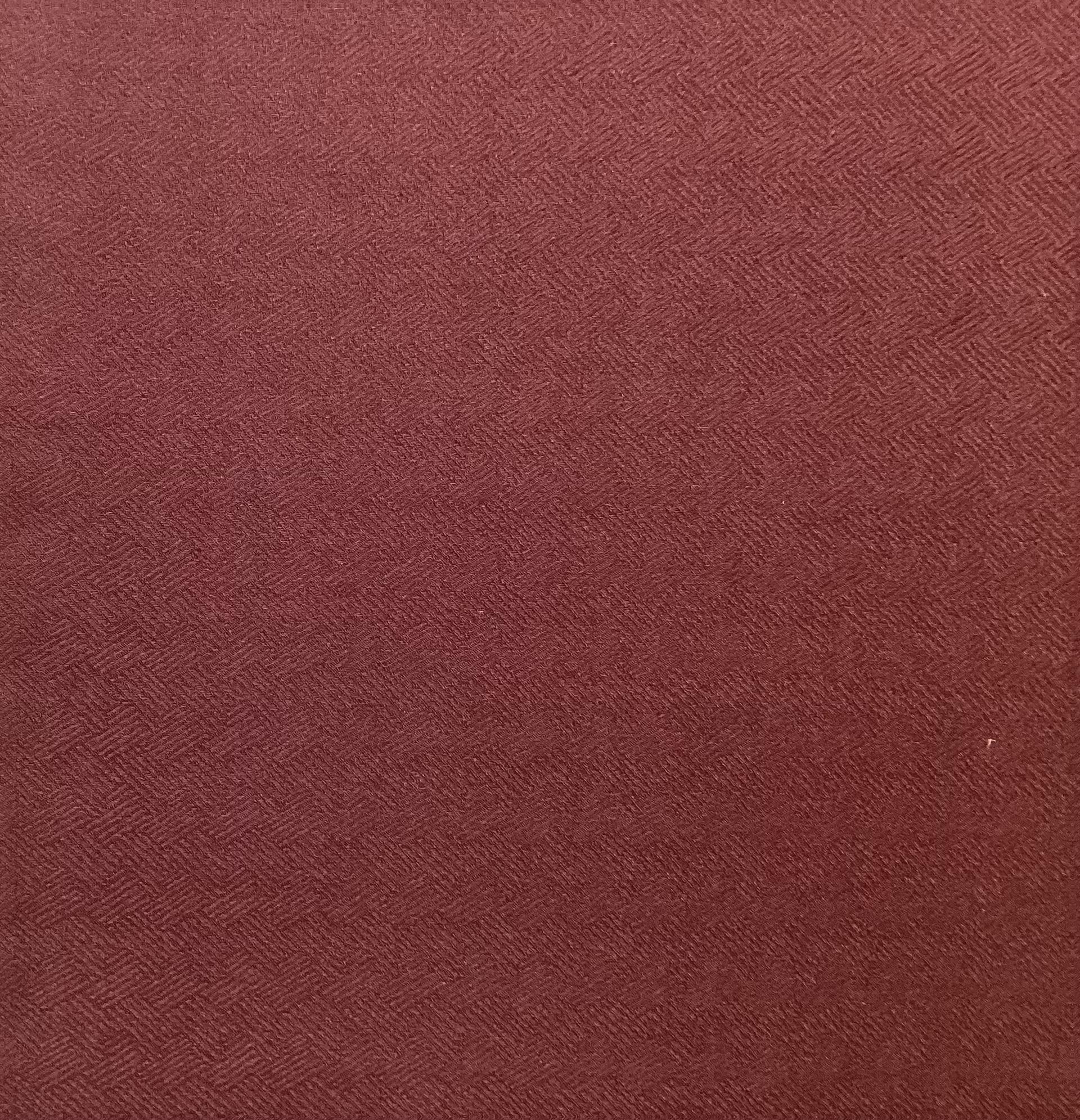 Made in Italy 100% Silk Basketweave Jacquard in Wine