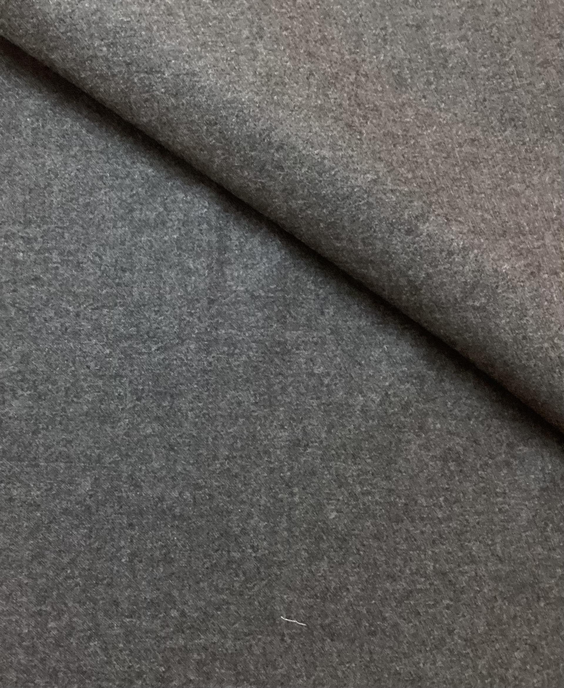 Made in Italy Vitale Barberis Pure Wool Flannel In Graphite 