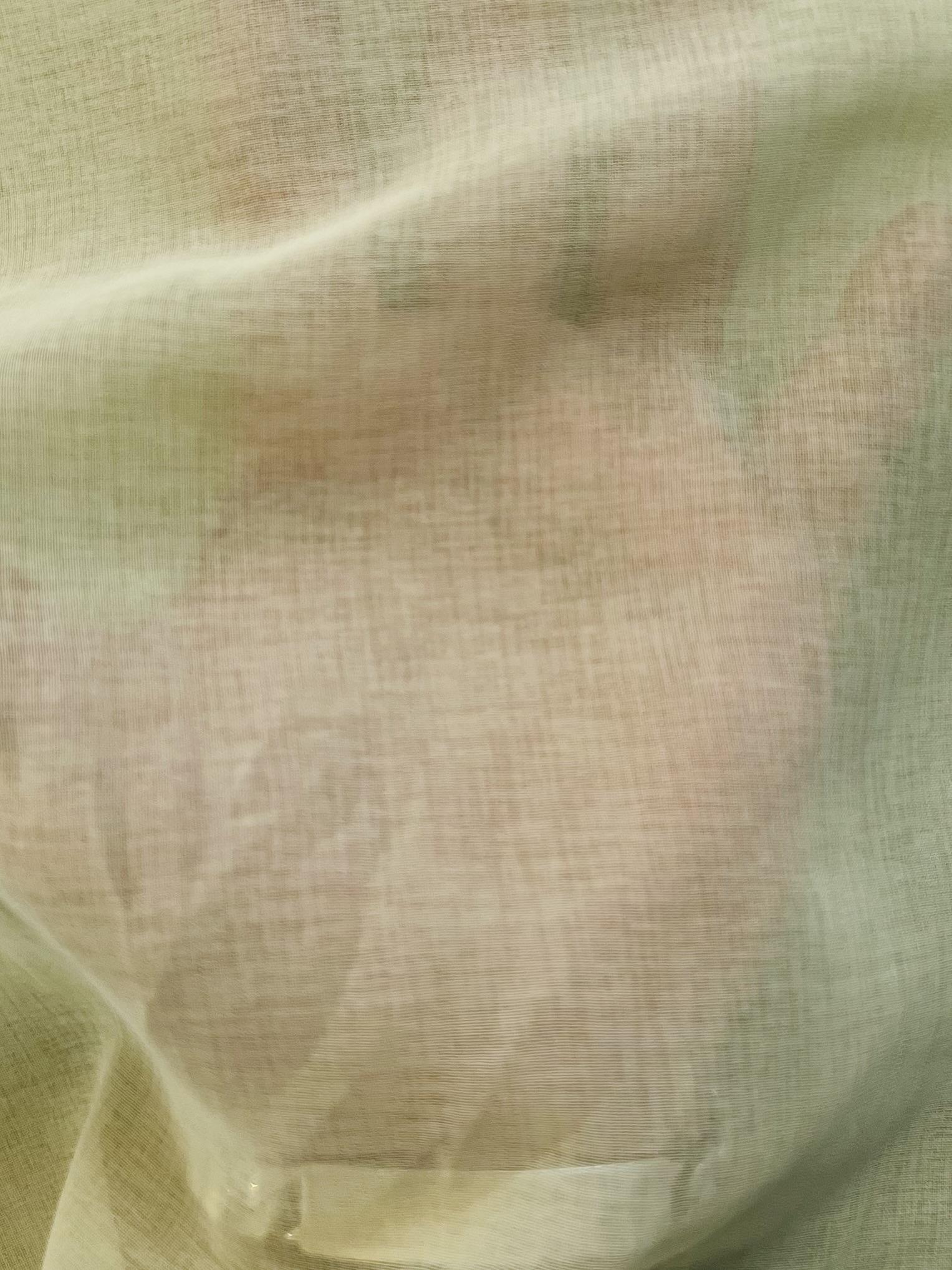 Japanese Polyester Gauze Chiffon in Matcha  
