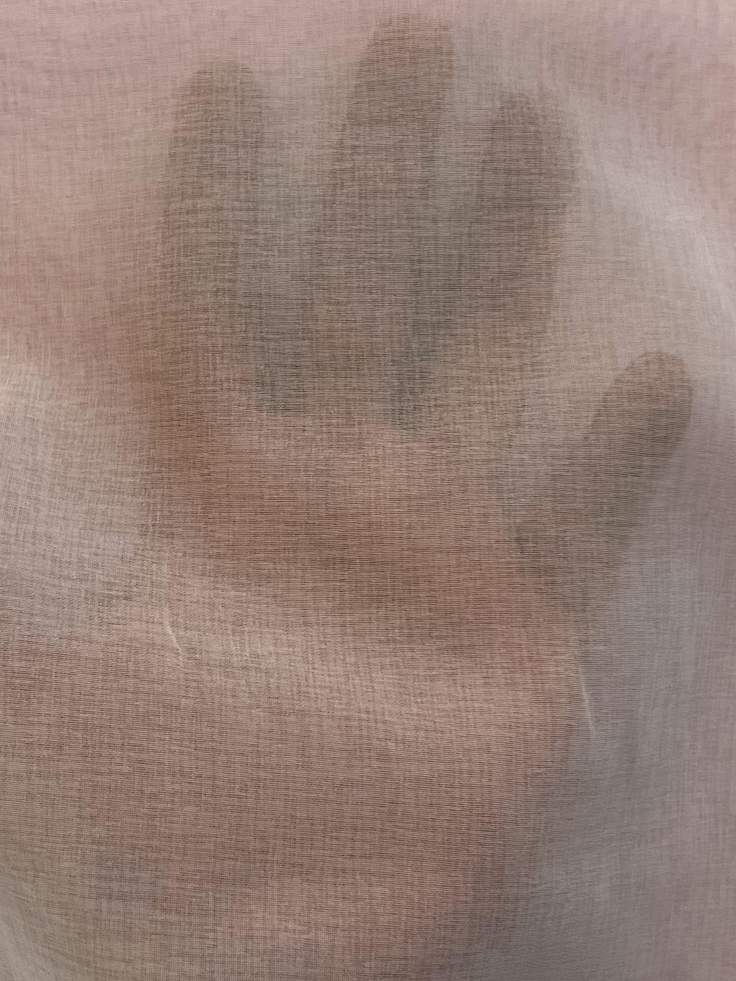 Japanese Polyester Gauze Chiffon in Haze