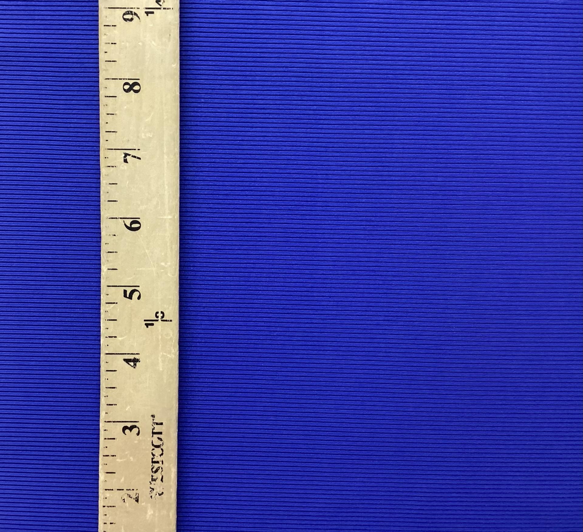 Polyester & Nylon Stretch Rib Knit In Blue Sapphire 