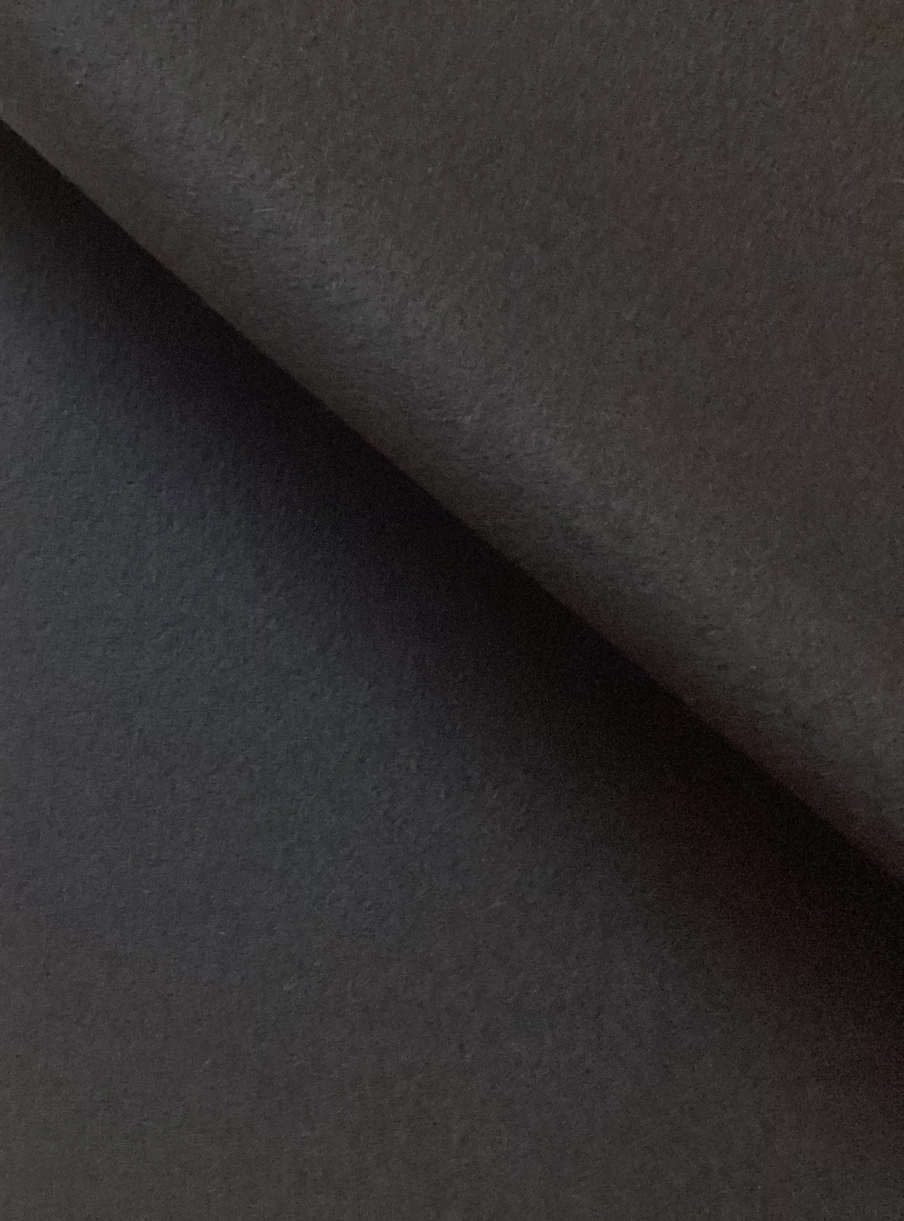 Wool Cashmere & Silk Doubleface Coating In Jet Black