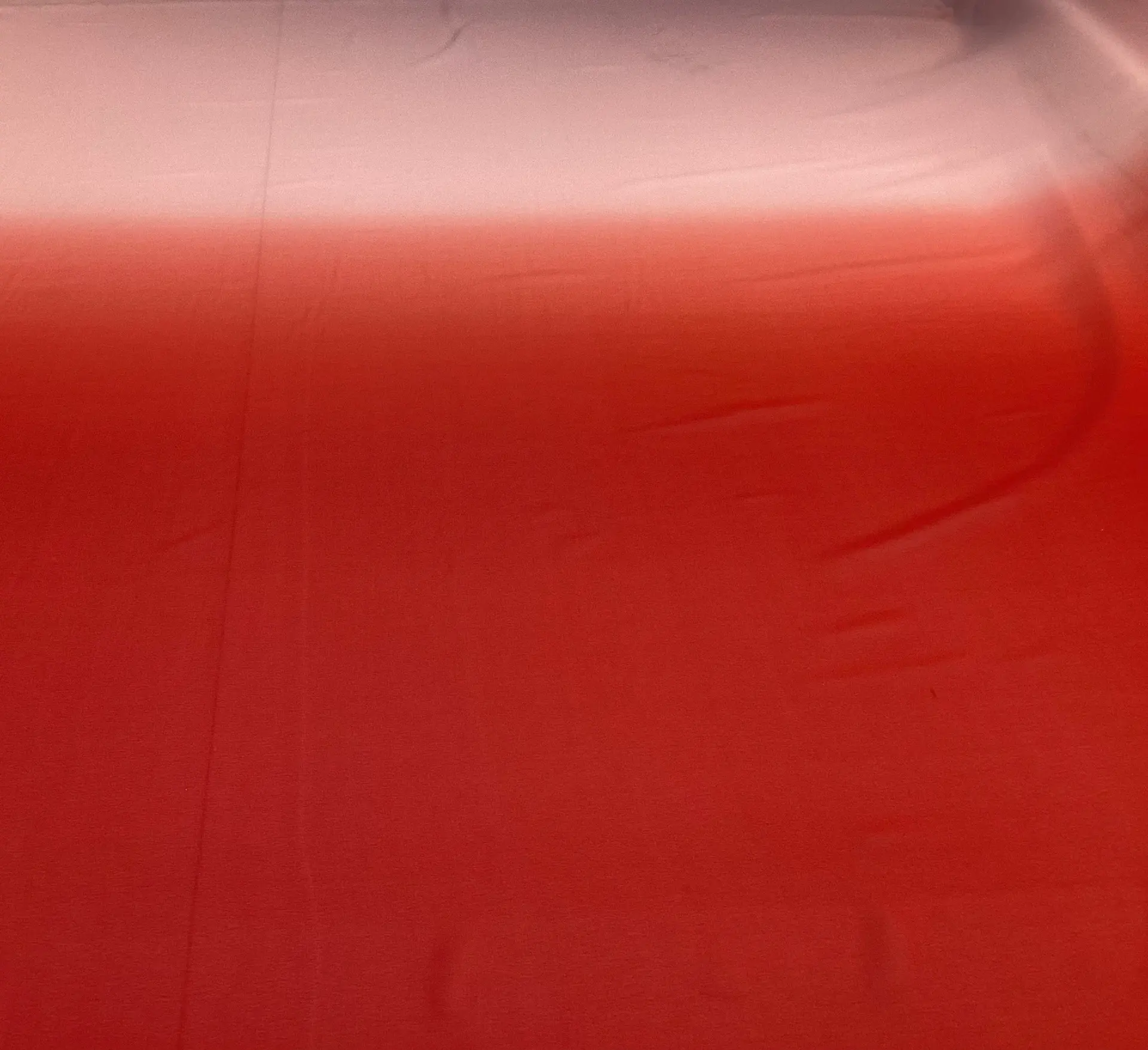 Ombre Polyester Charmeuse in Red