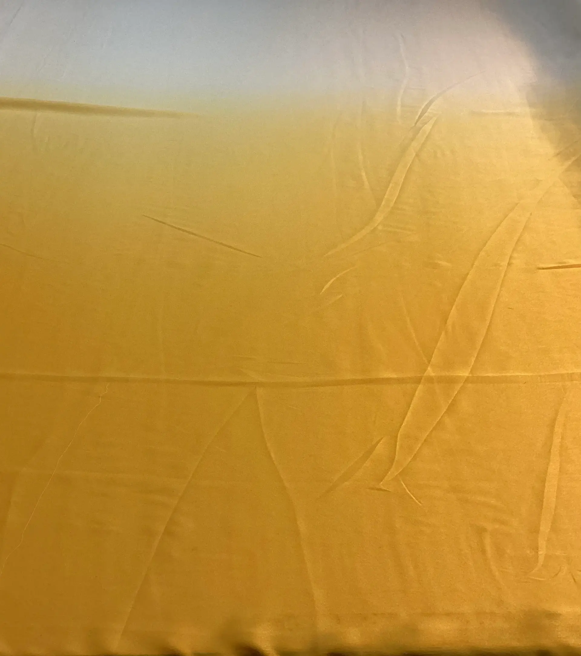 Ombre Polyester Charmeuse in Yellow