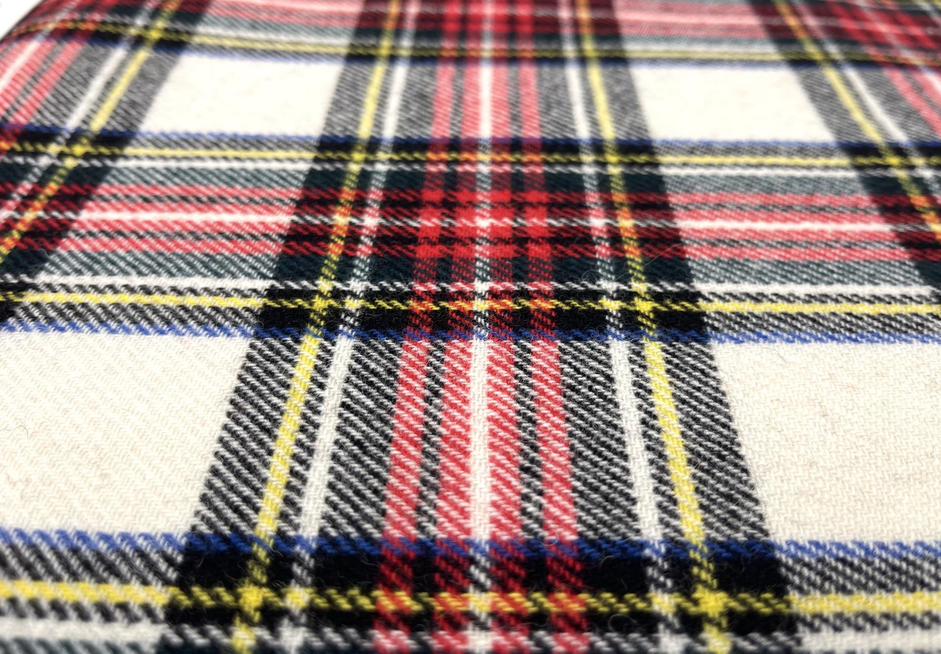 Made in Italy Wool/Poly/Nylon Tartan Plaid "Stewart Dress Weathered"