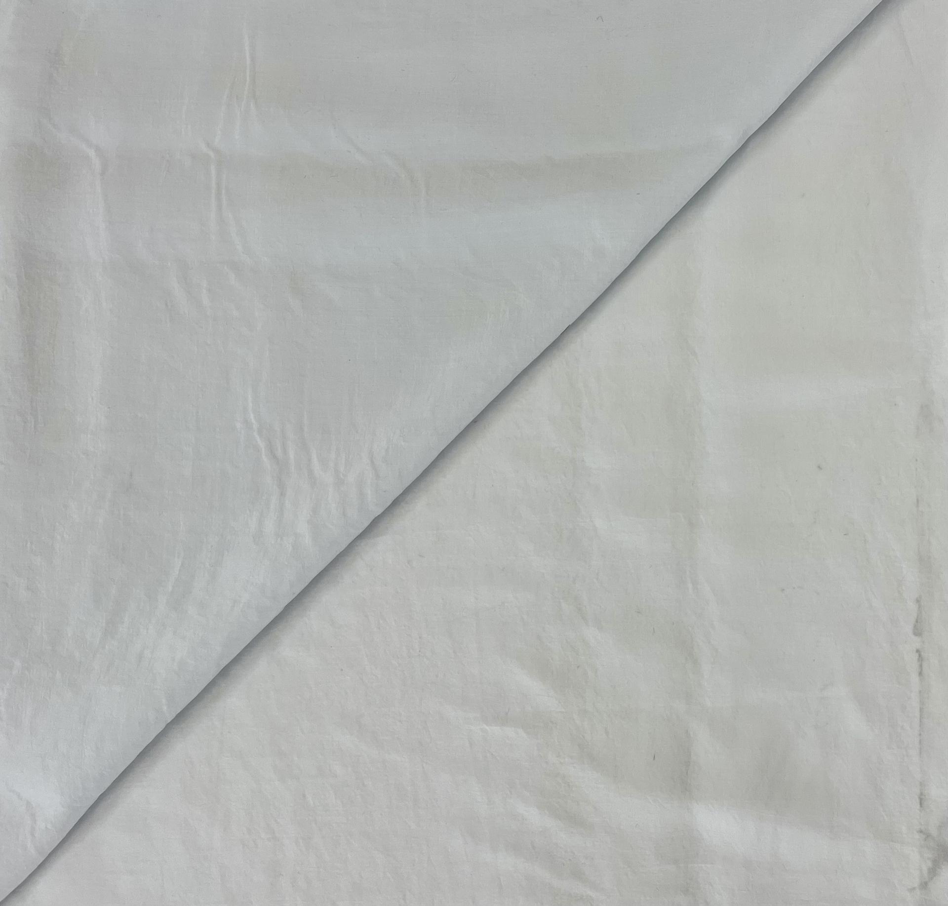 Made in Italy Silk and Nylon Water Repellent in Ice Blue