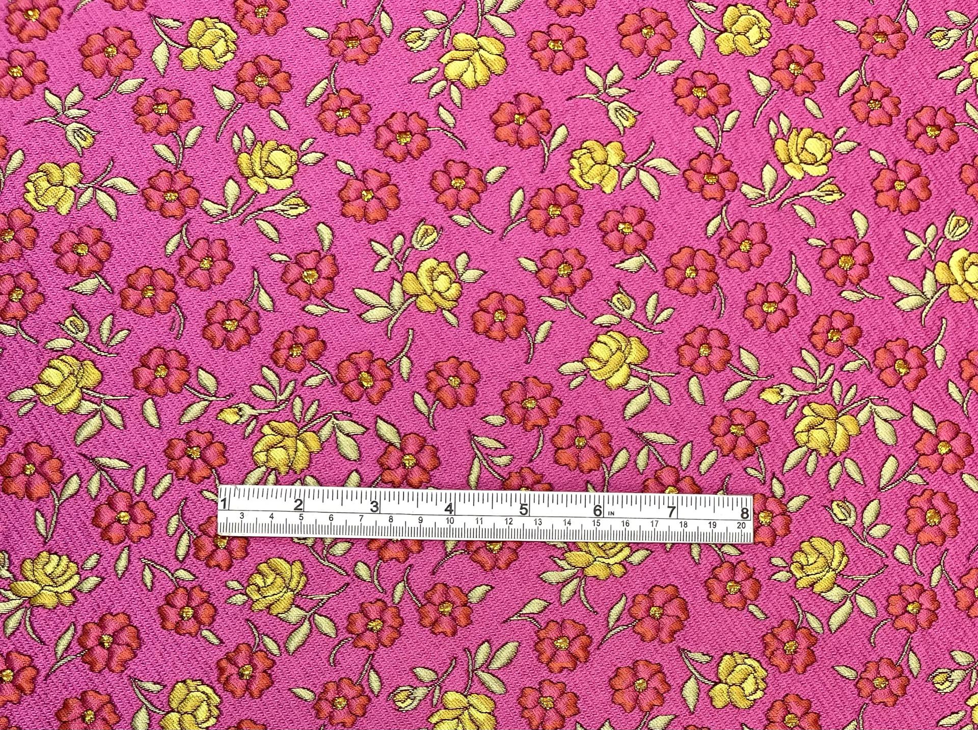 Made in Spain Metallic Floral Brocade