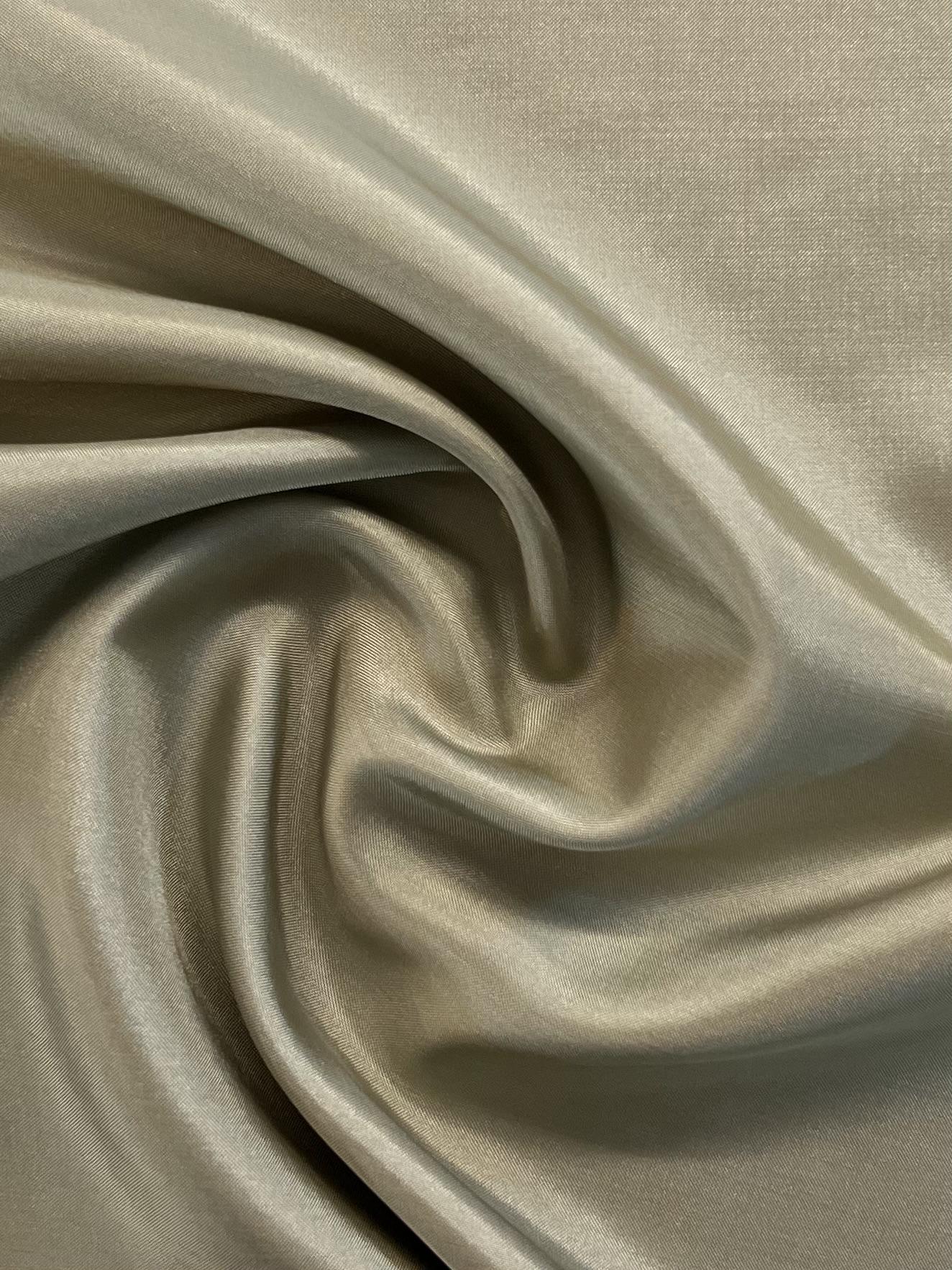 Japanese Habutae Polyester Lining in Khaki