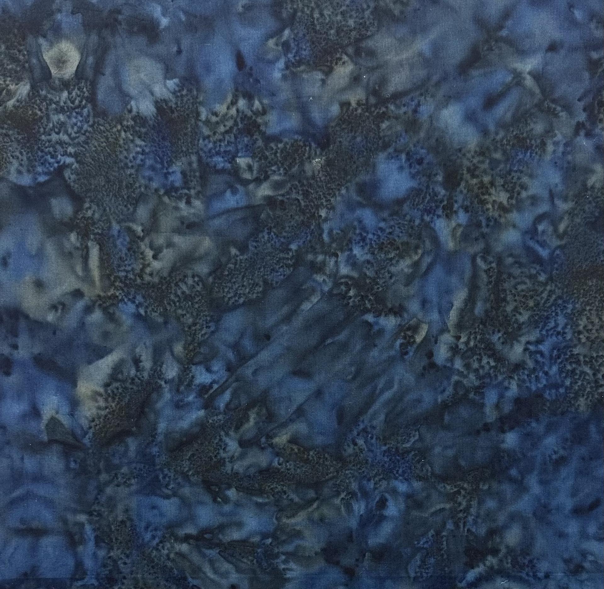 Cotton Batik in Dark Blue