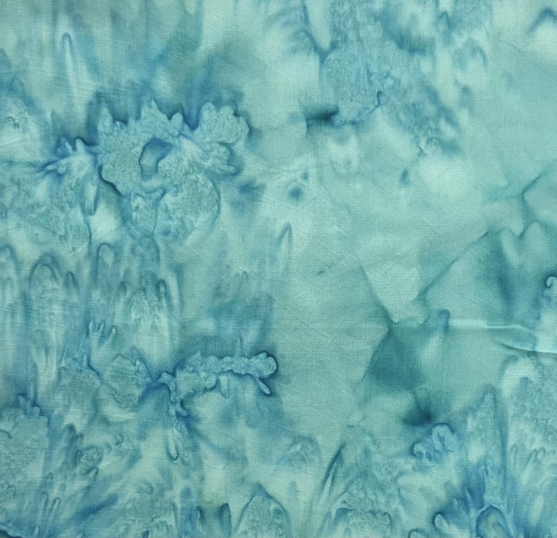 Cotton Batik in Creek Blue