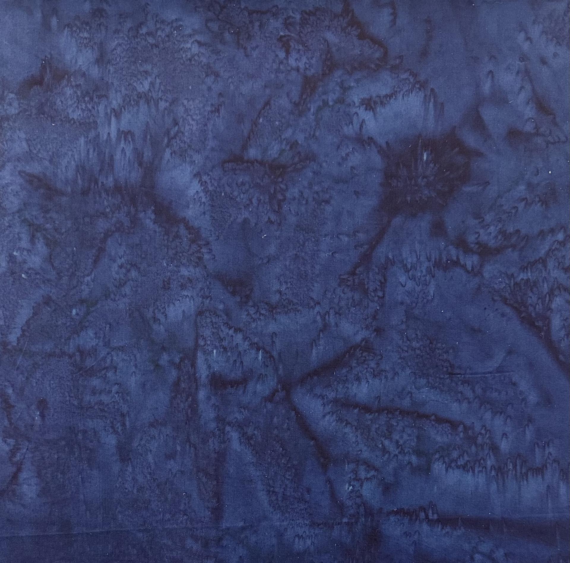 Cotton Batik in Dark Marine Blue