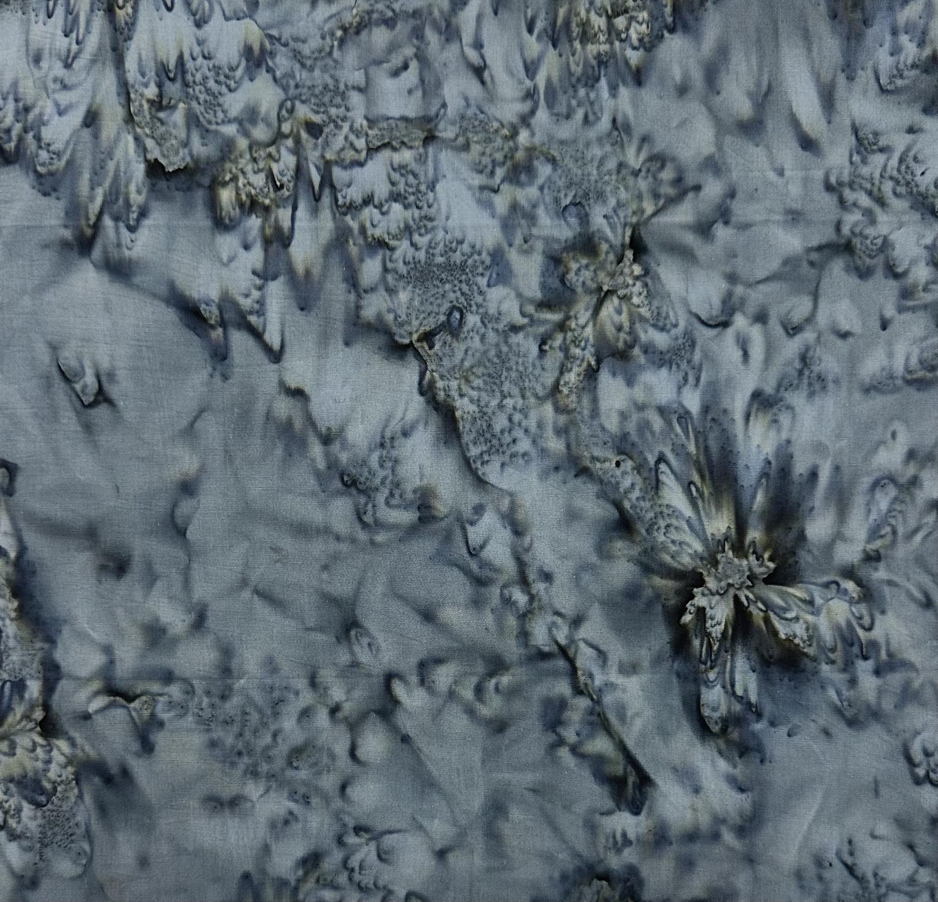 Cotton Batik in Battleship Blue