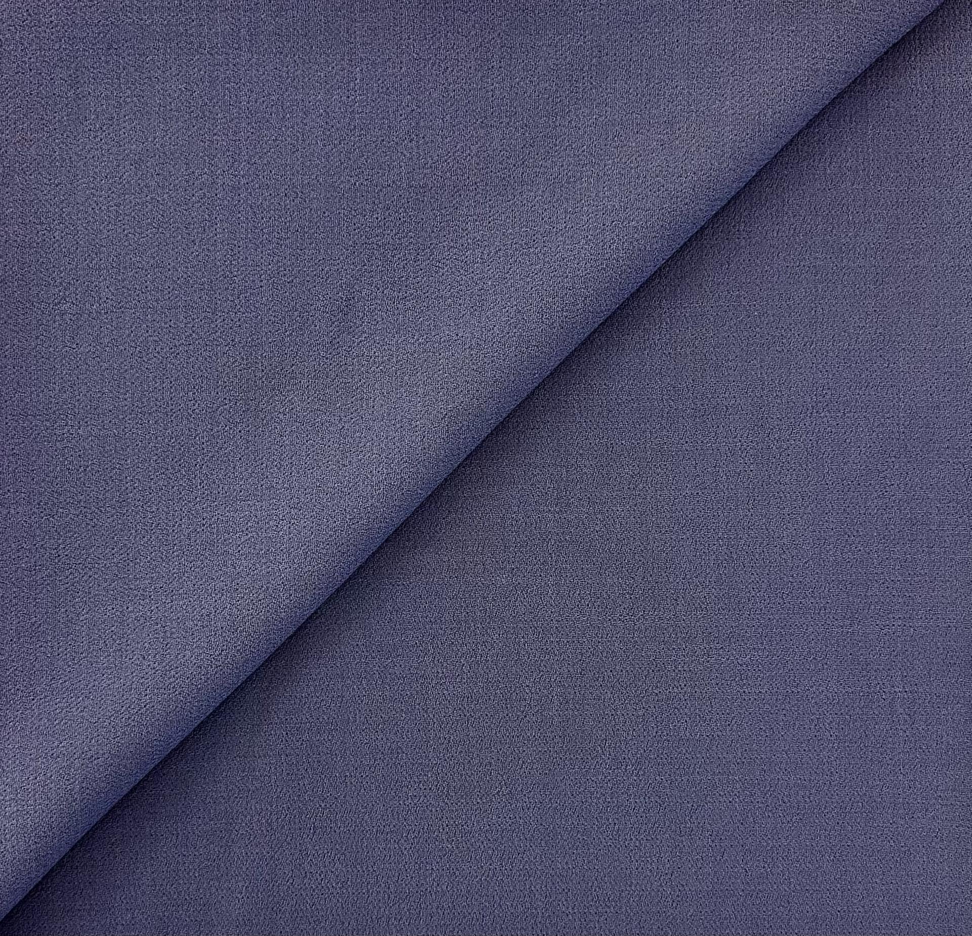 Italian Virgin Wool Double Crepe in Thistle