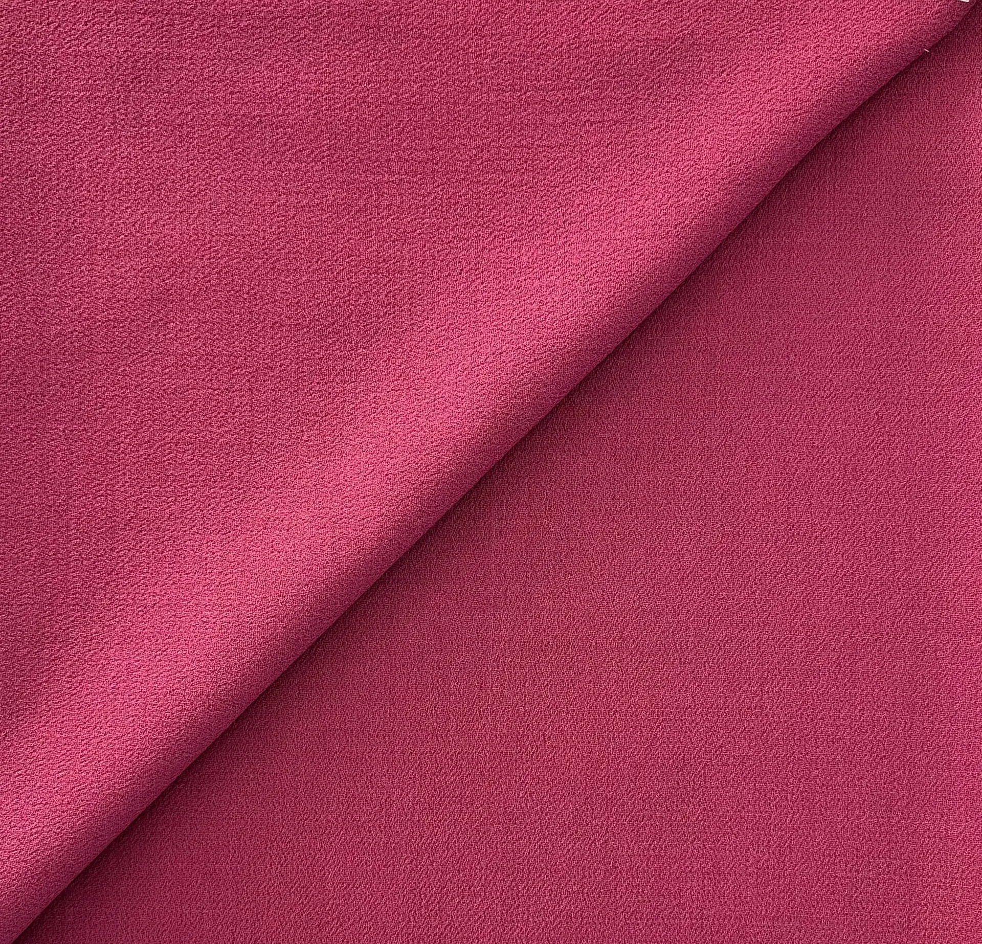 Italian Virgin Wool Double Crepe in Boysenberry