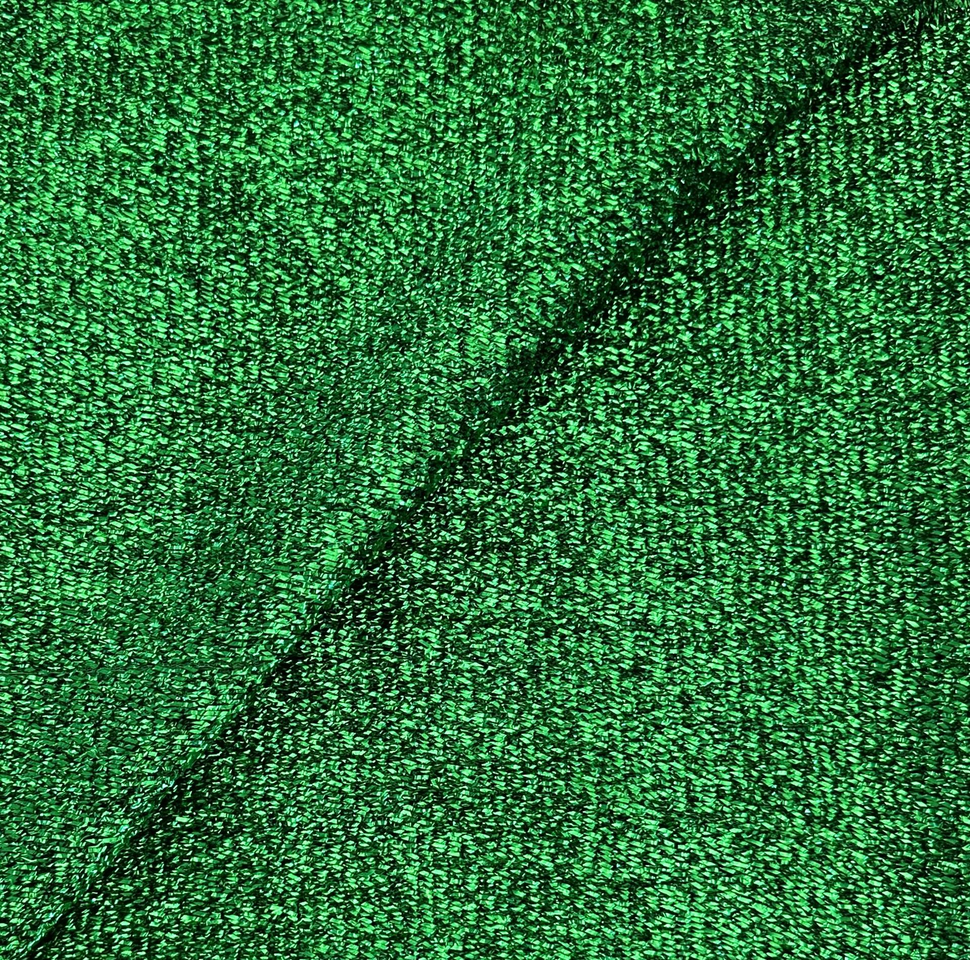 Metallic Curly Tinsel in Kelly Green