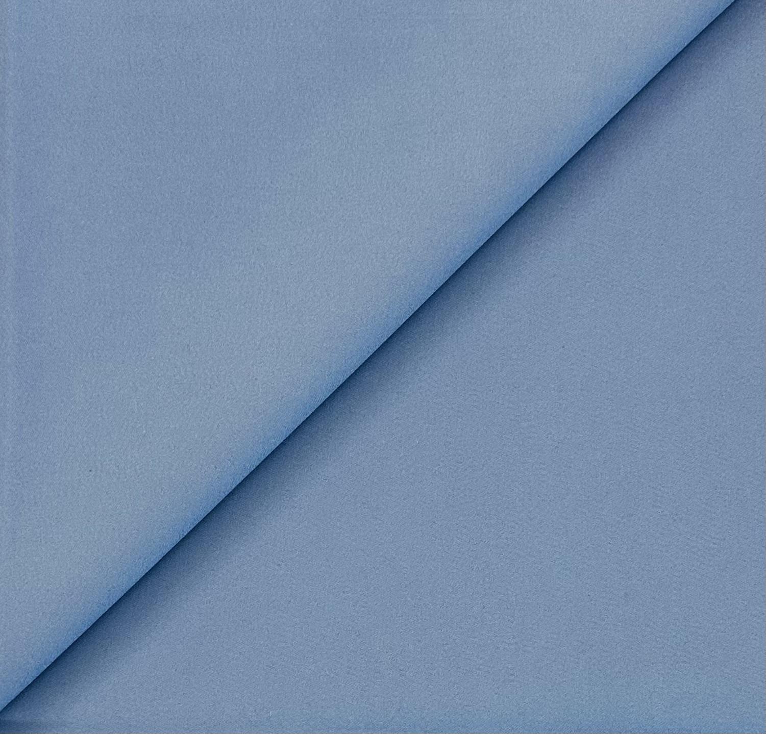 Cotton Nylon Spandex Suiting in Blue Lagoon