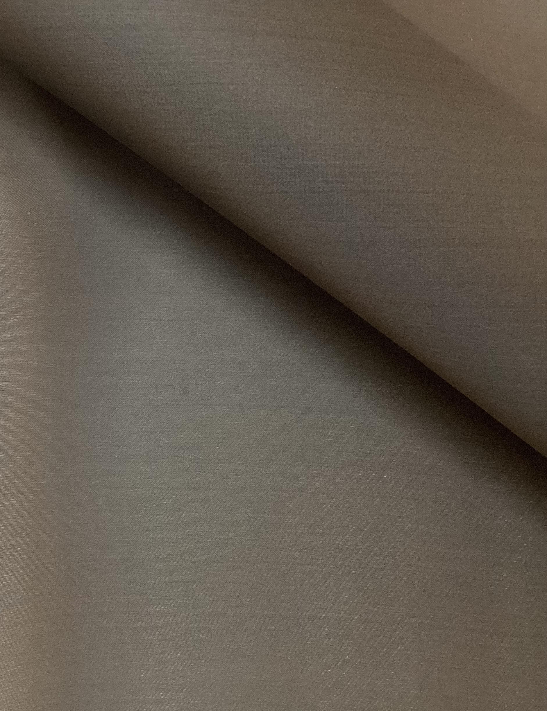 100% Silk Satin Organza In Gray Pearl 