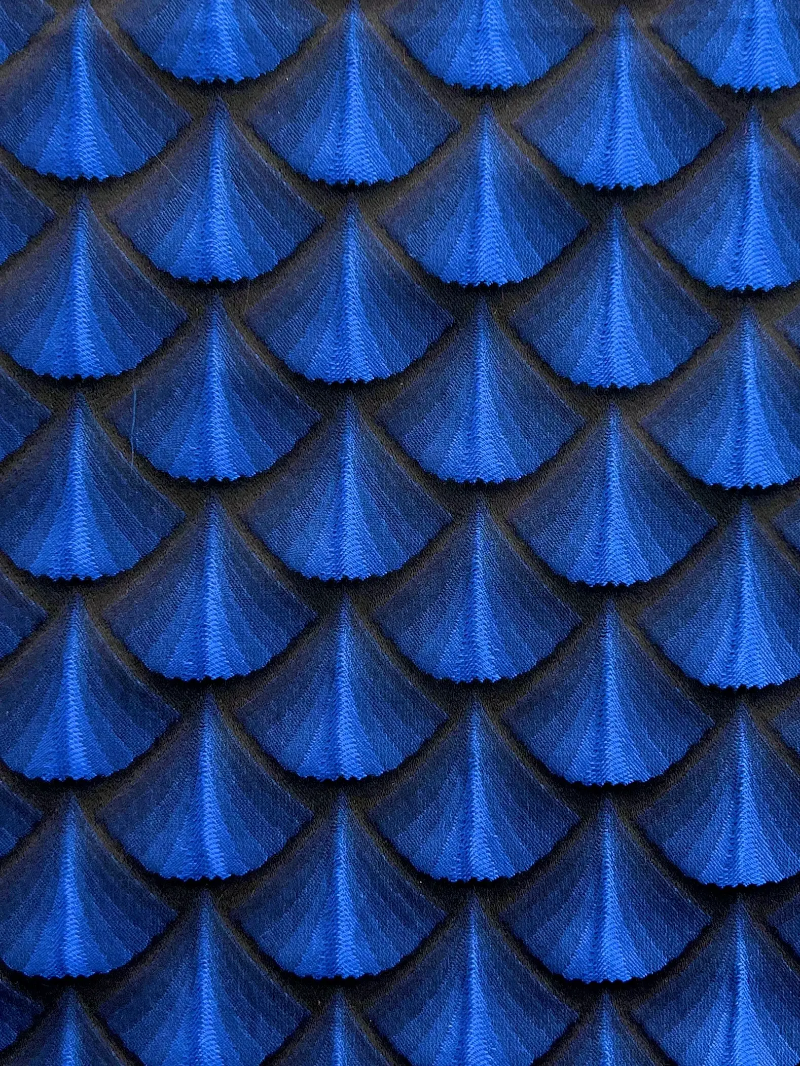 Metallic Jacquard in Royal Black