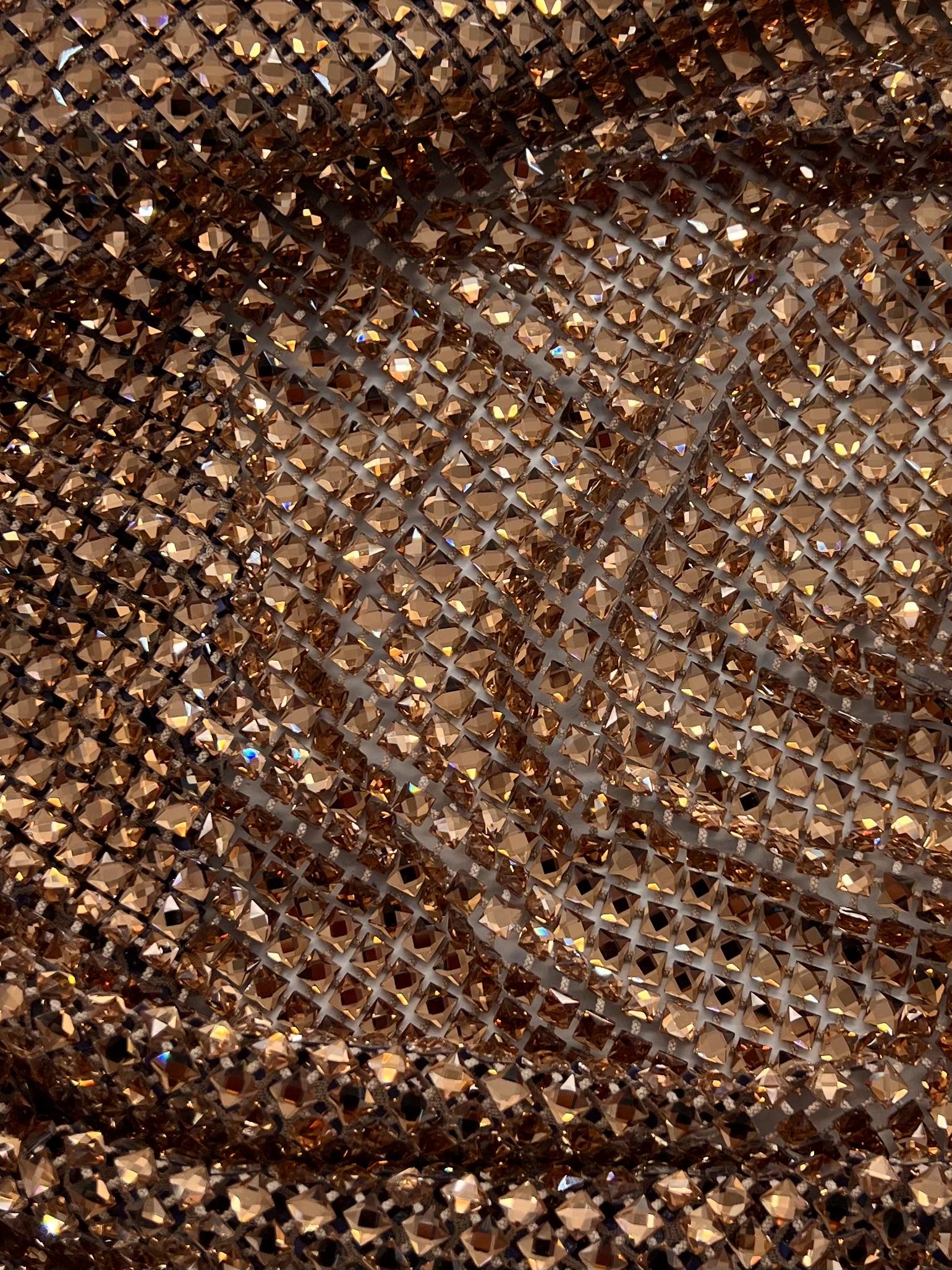 Princess Crystal Mesh in Rose Gold