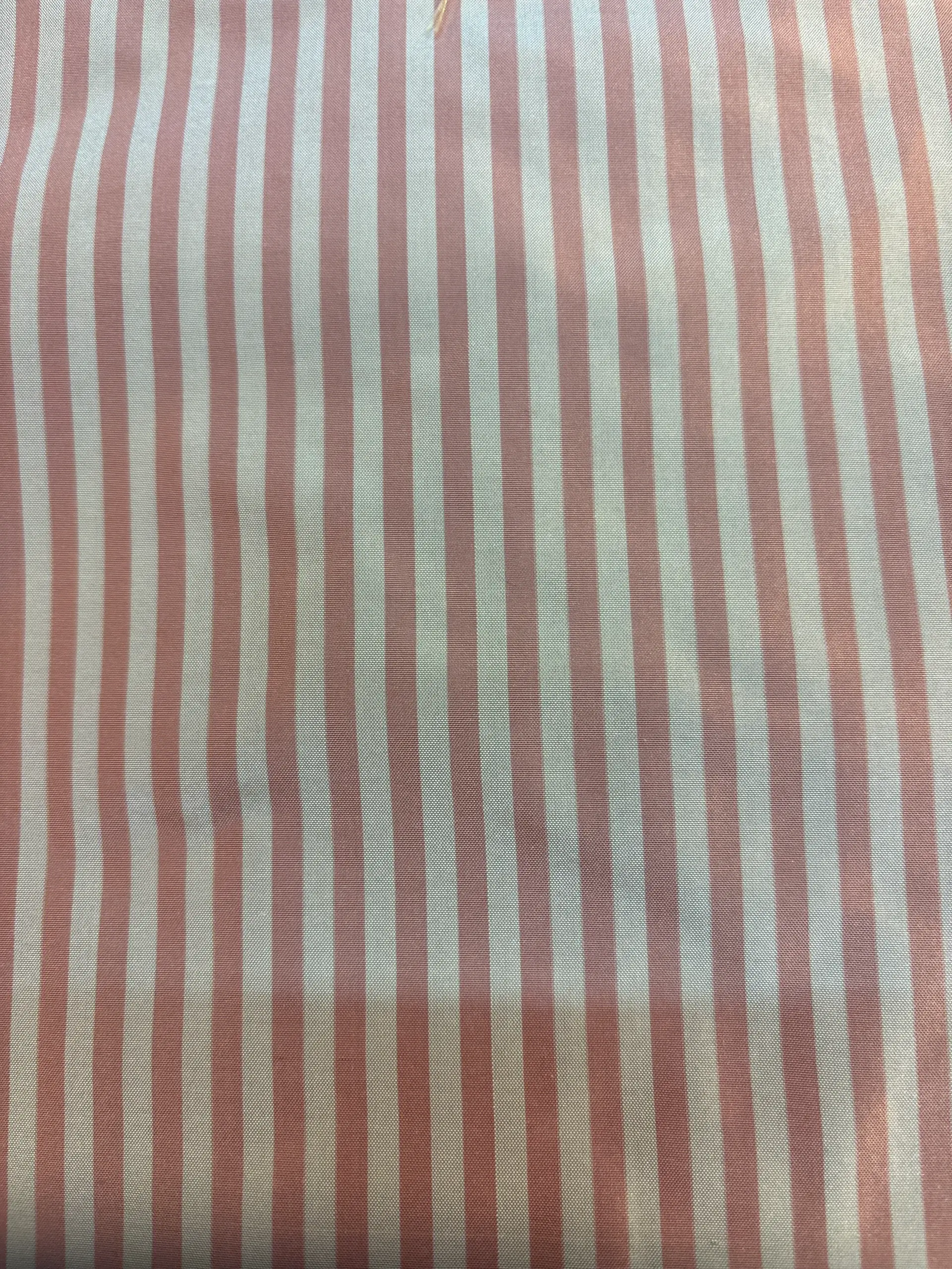 100% SILK TAFFETA STRIPE