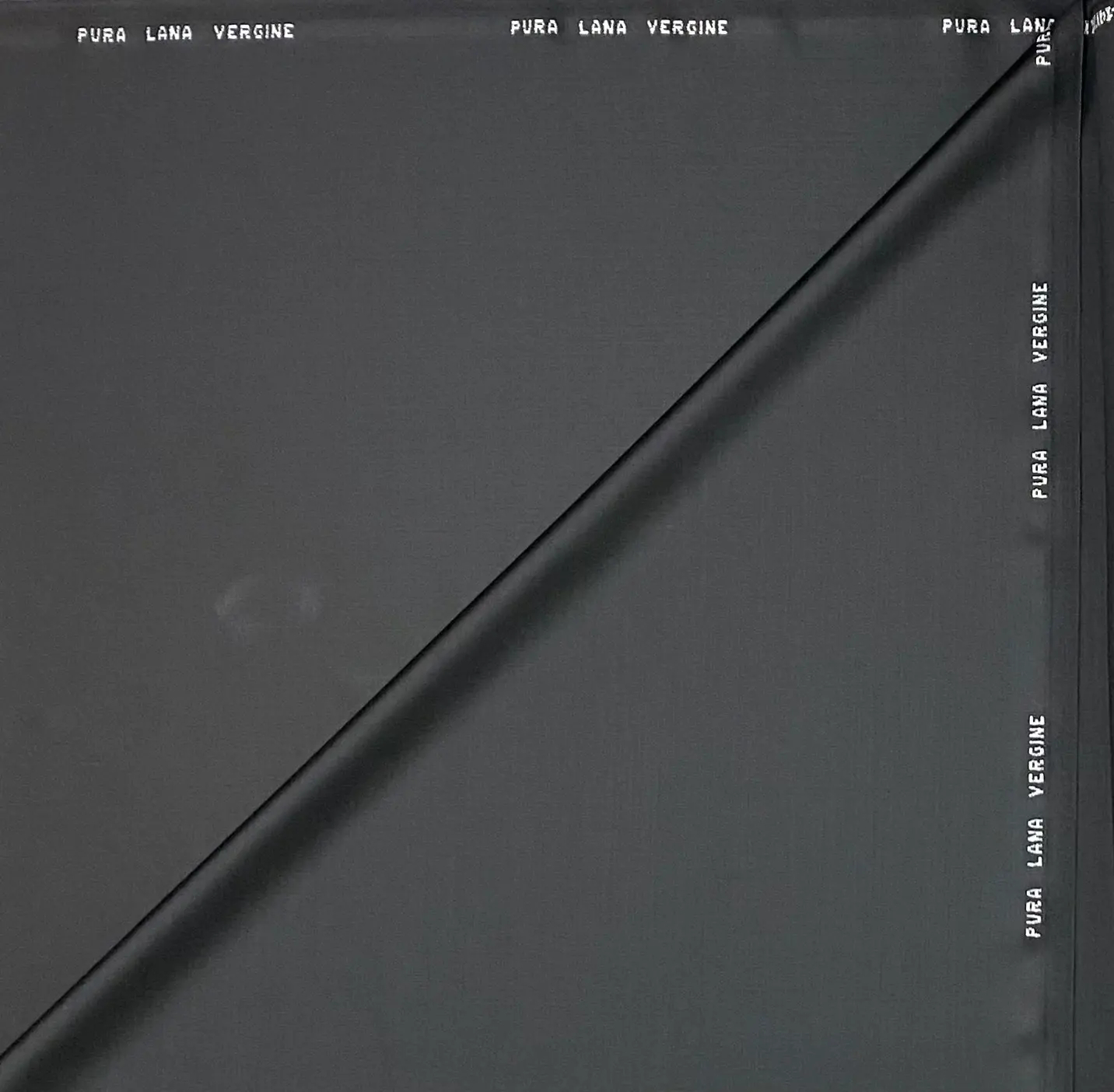 Italian Wool Satin in Black